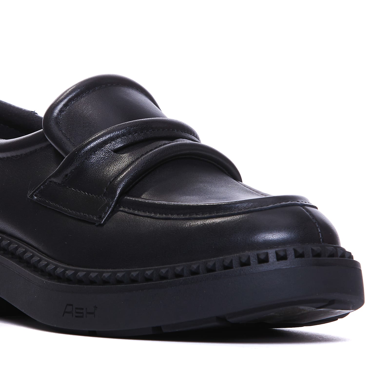 Shop Ash Miracle Loafers In Black