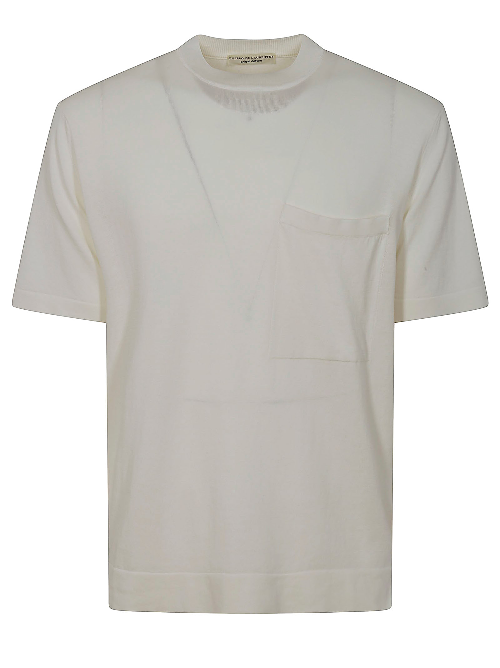 Filippo De Laurentiis Tshirt Pocket Ss Over In Neutral