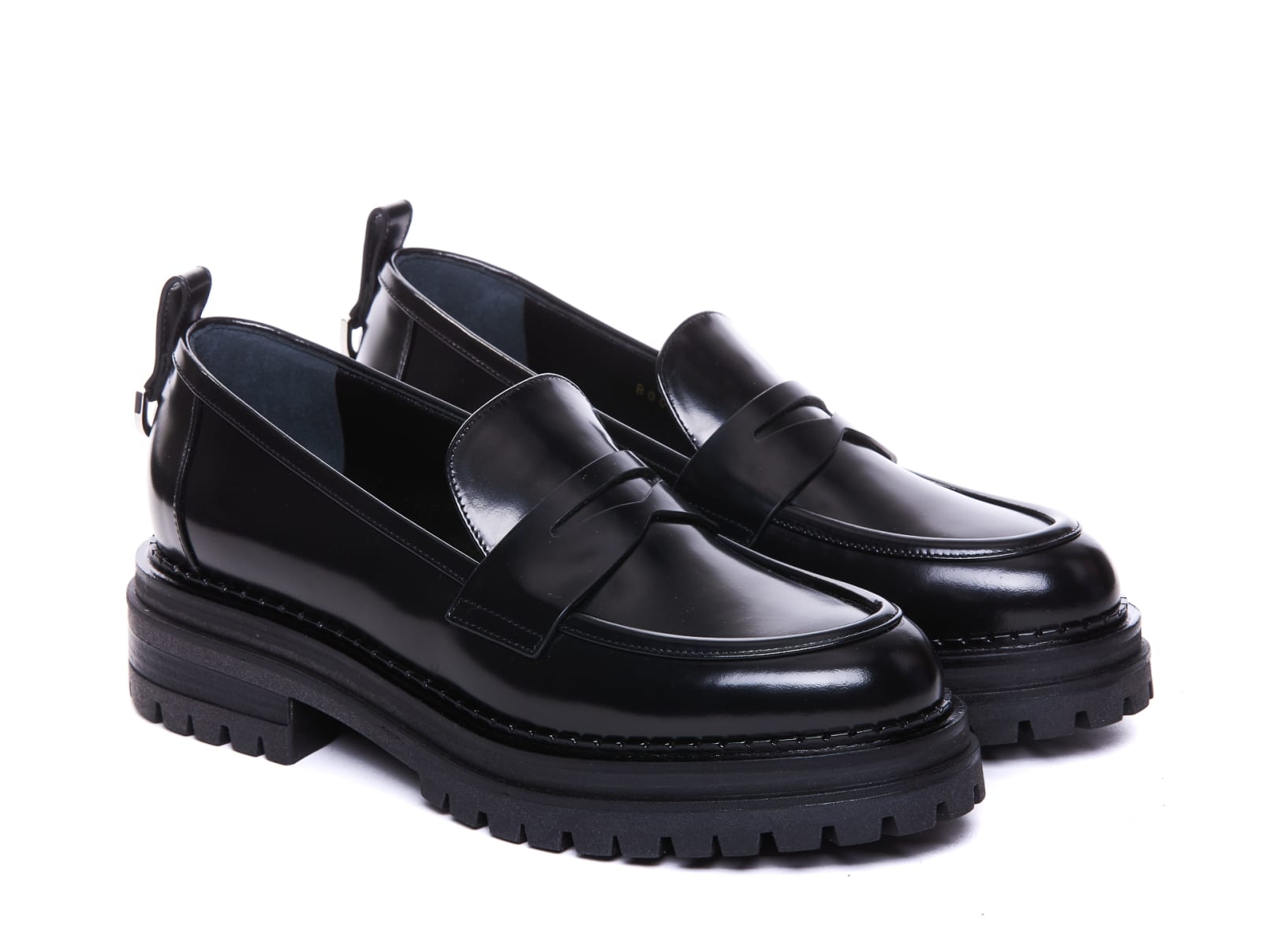 Shop Sergio Rossi Loafers In Black