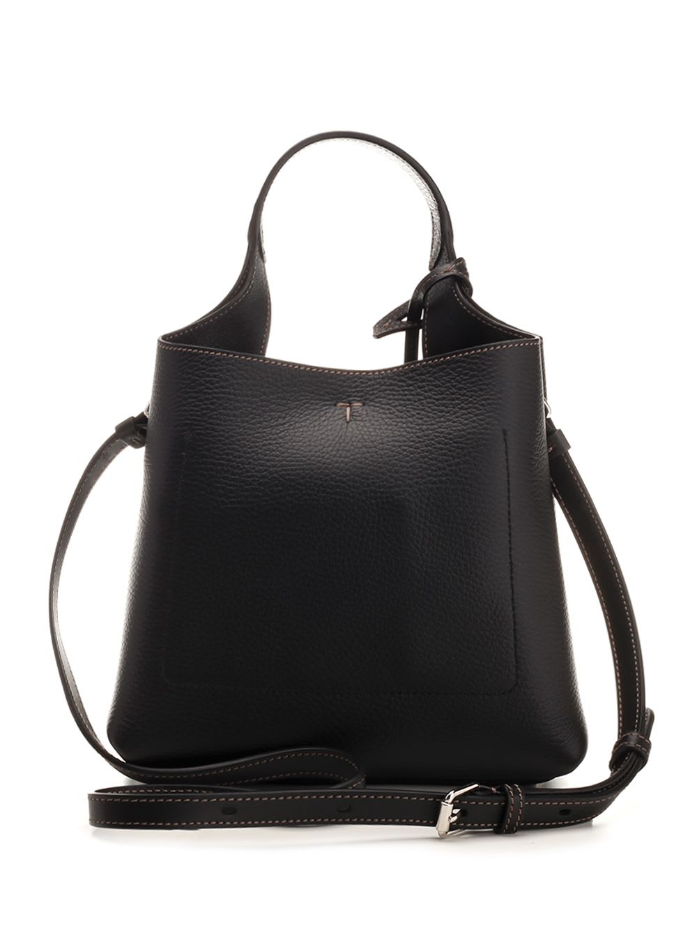 Shop Tod's T Timeless Mini Handbag In Black