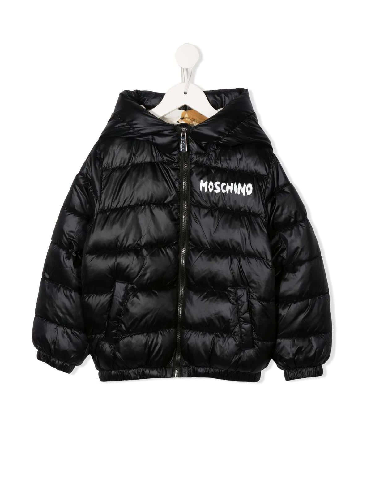 Moschino Padded Jacket With Print