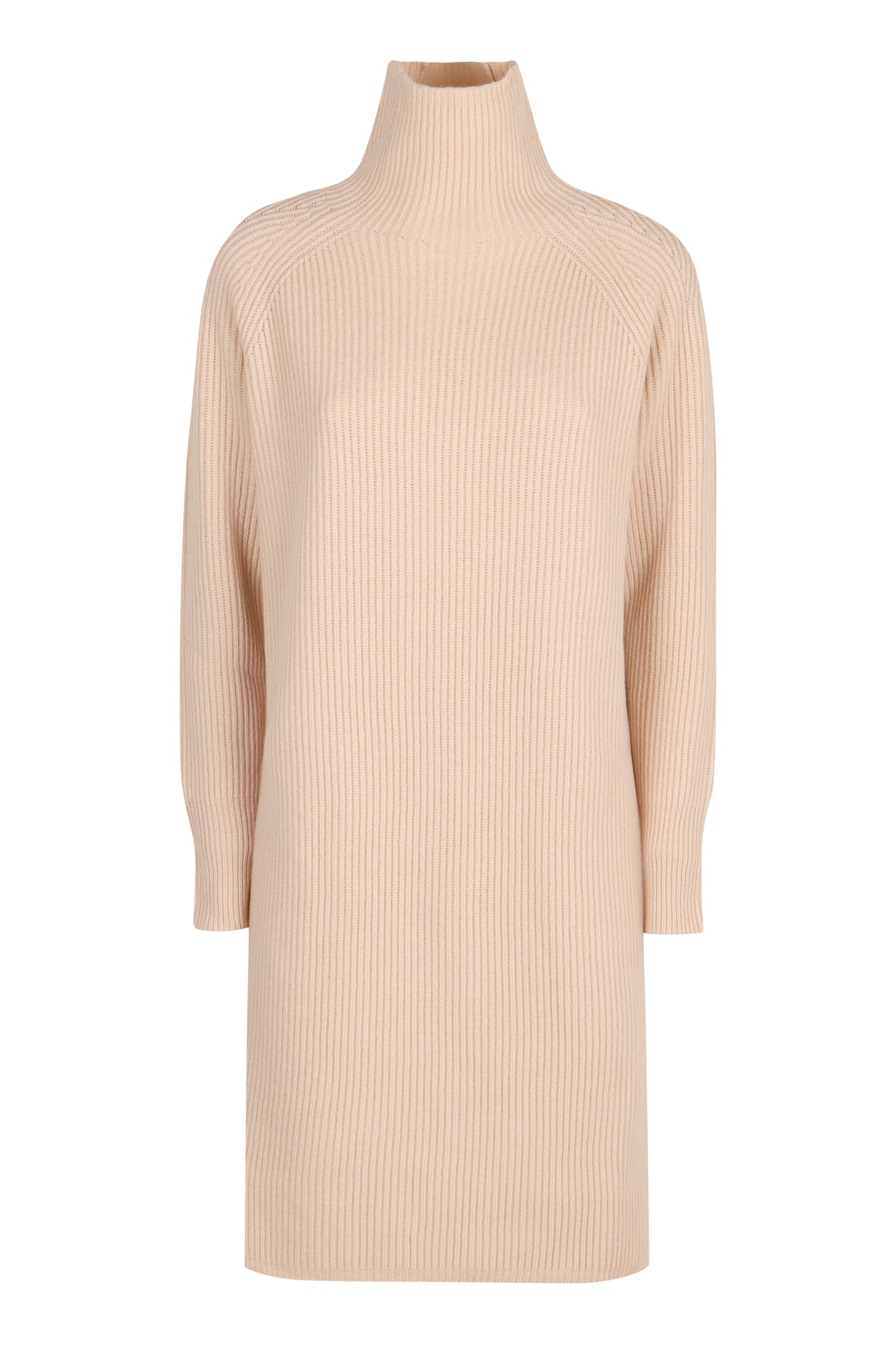 Shop Max Mara Ebridi Cashmere Sweater-dress In Pink