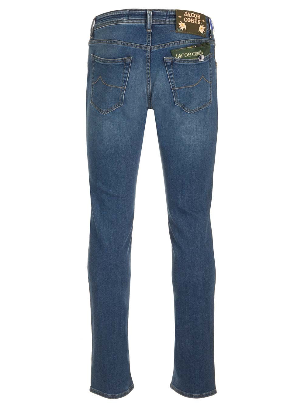 Shop Jacob Cohen Super Slim Fit Nick Jeans In Blue