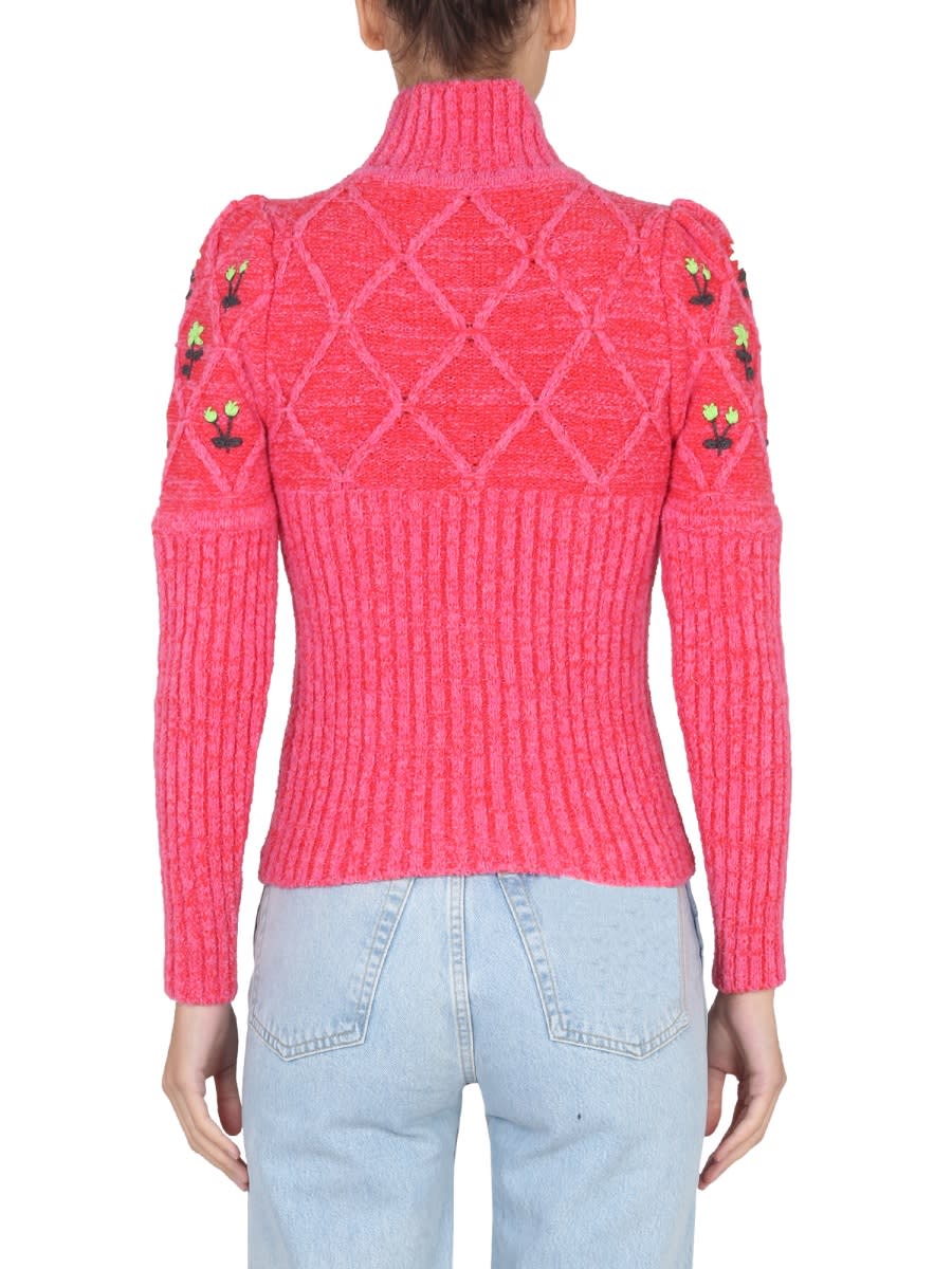Cormio Turtleneck Sweater In Red