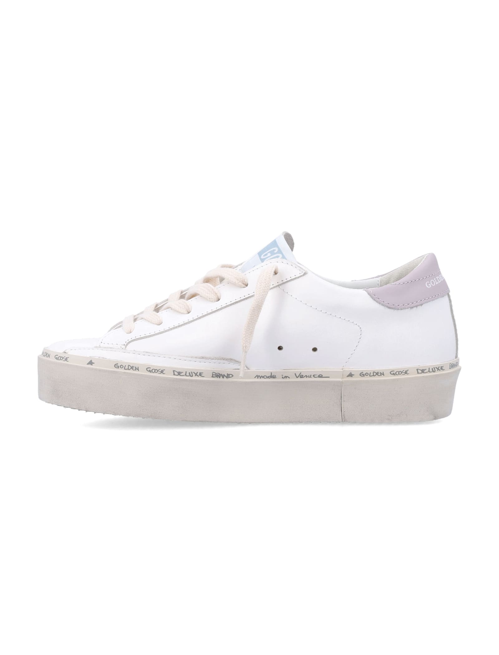 Golden Goose Hi-star Womans Sneakers In White