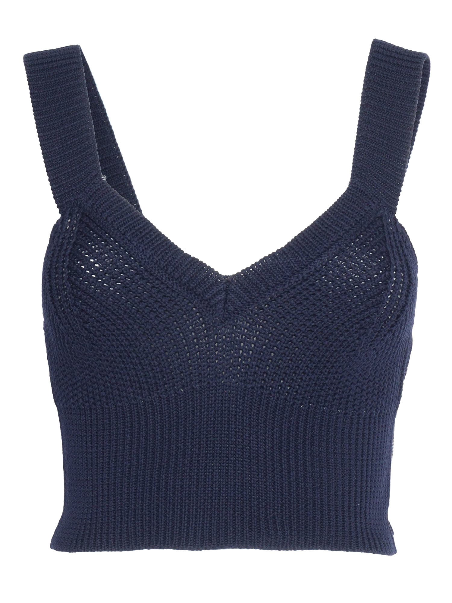 Perforated Blue Top