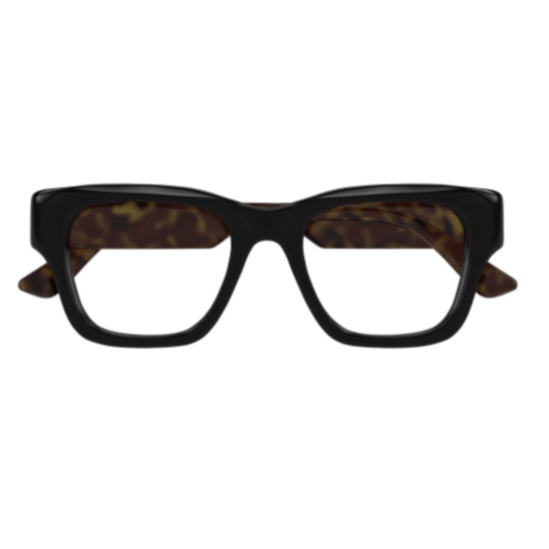 Shop Gucci Gg1669o-005 Black-havana-transparent