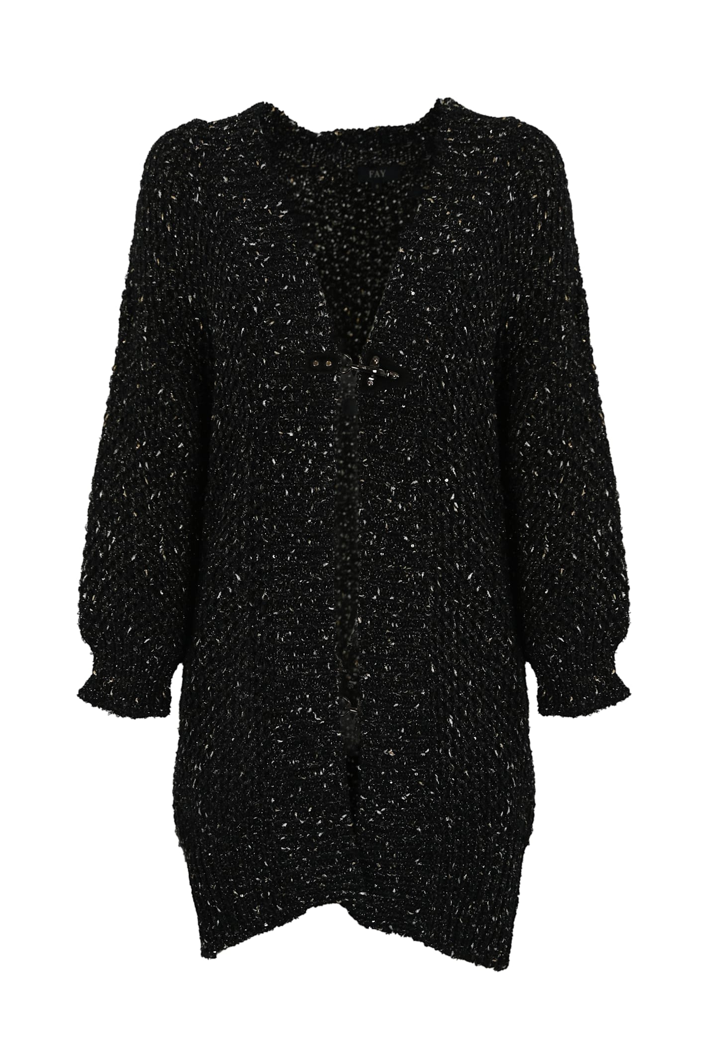Cotton Cardigan With Sequins