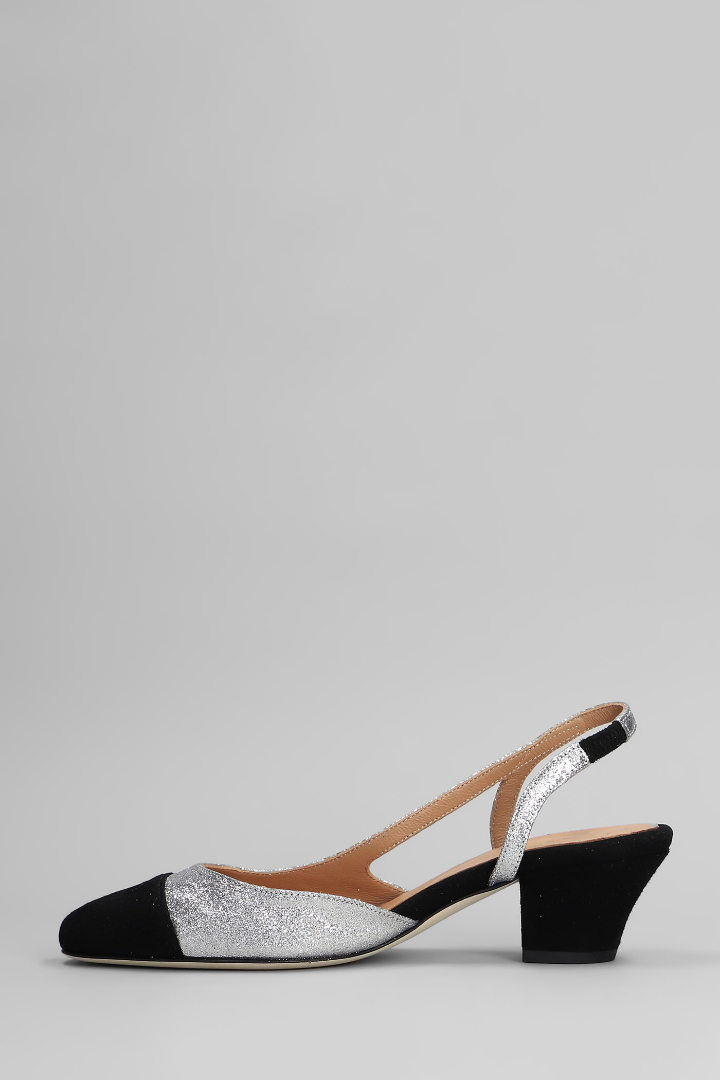 Anniel Pumps In Silver Glitter In Silver