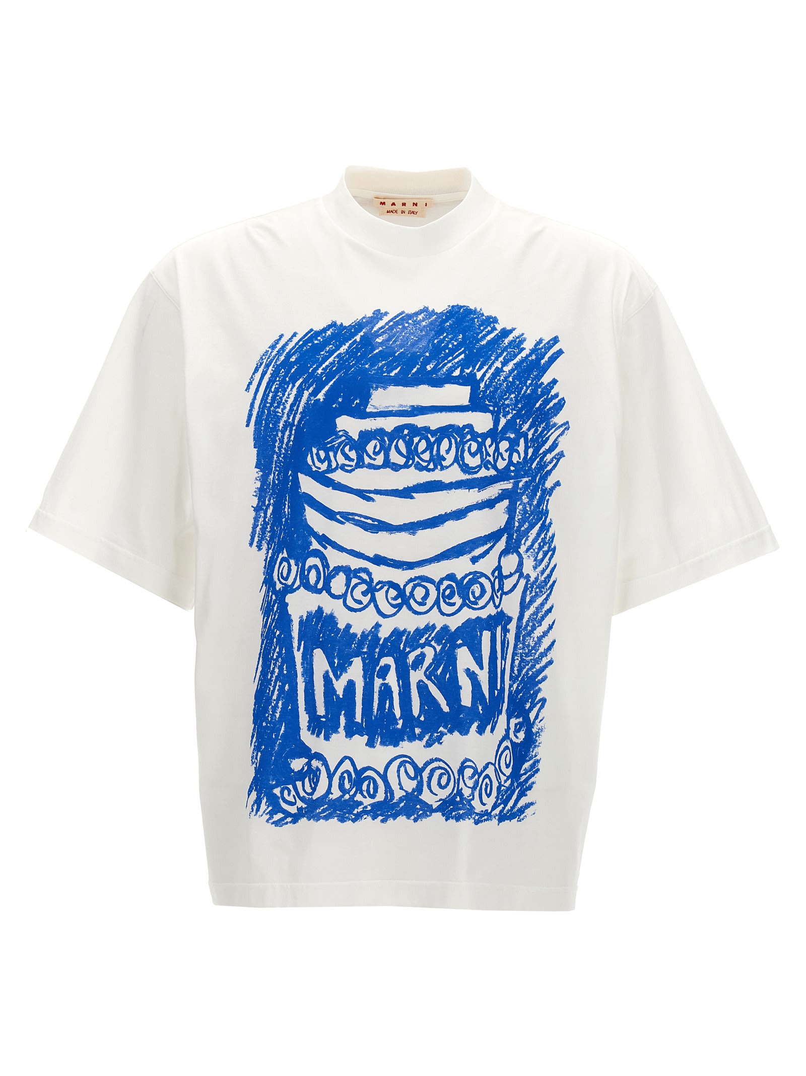 Shop Marni 30th Anniversary T-shirt In White