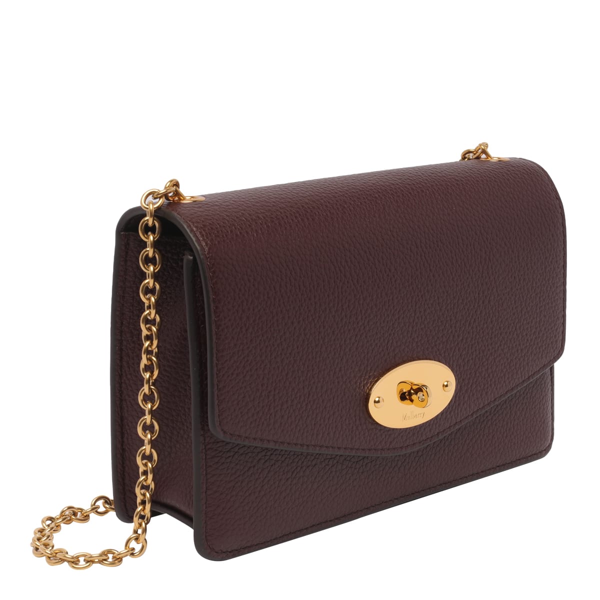 Shop Mulberry Small Darley Classic Bag In Brown