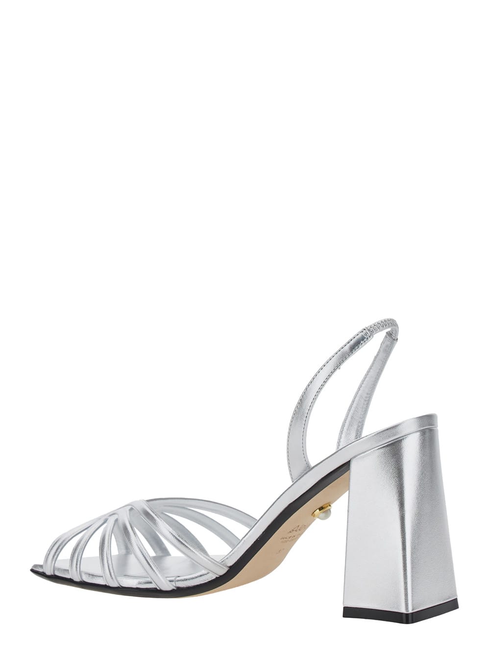 Alevì 90mm Tara Sandals In Metallic