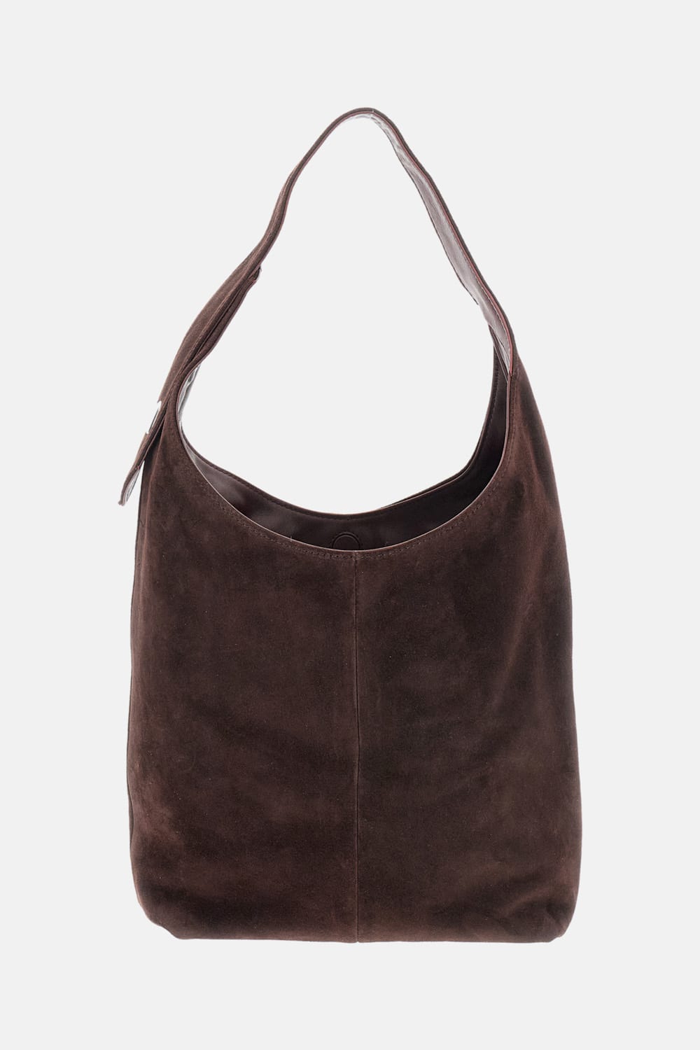 Maeden Suede Monday Bag In Brown