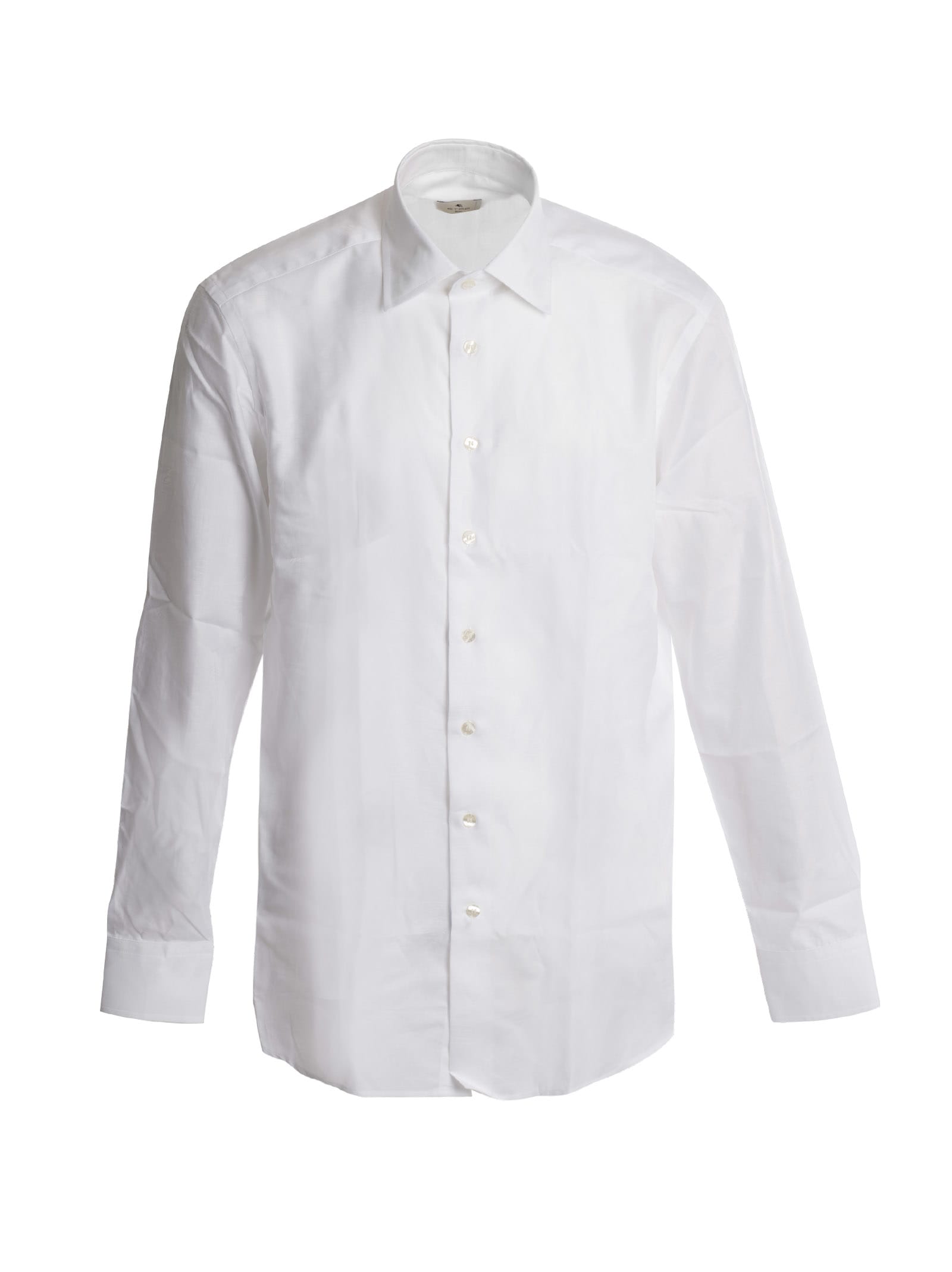 Etro Camouflying Jacquard Cotton Shirt