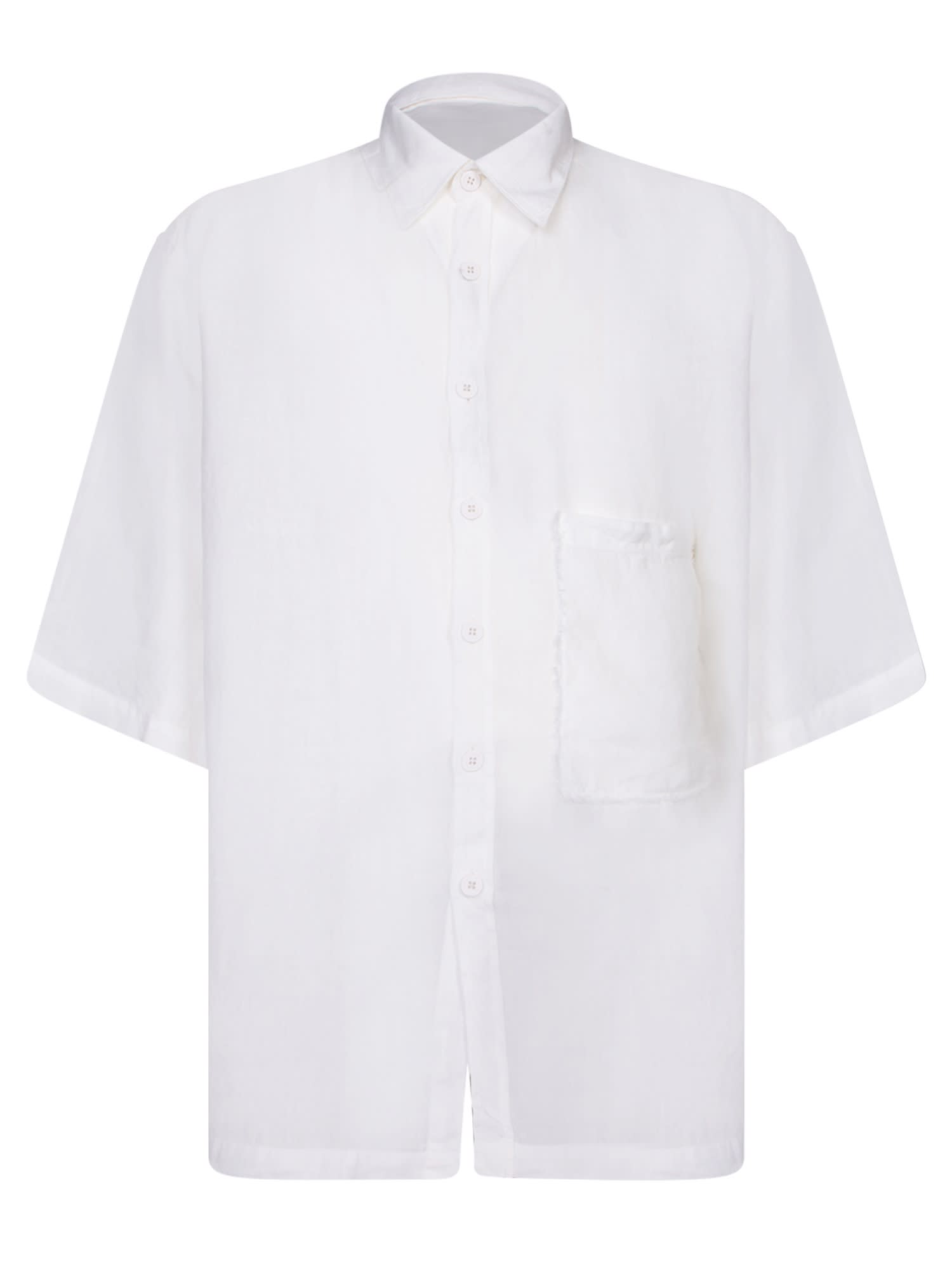Stefano White Linen Shirt
