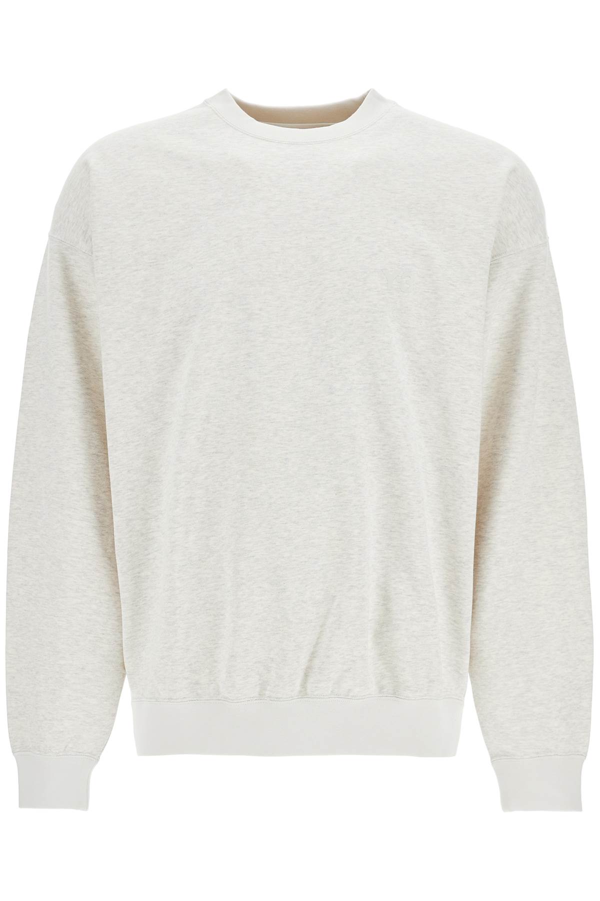 Light Grey Soft Cotton And Polyester Sweatshirt