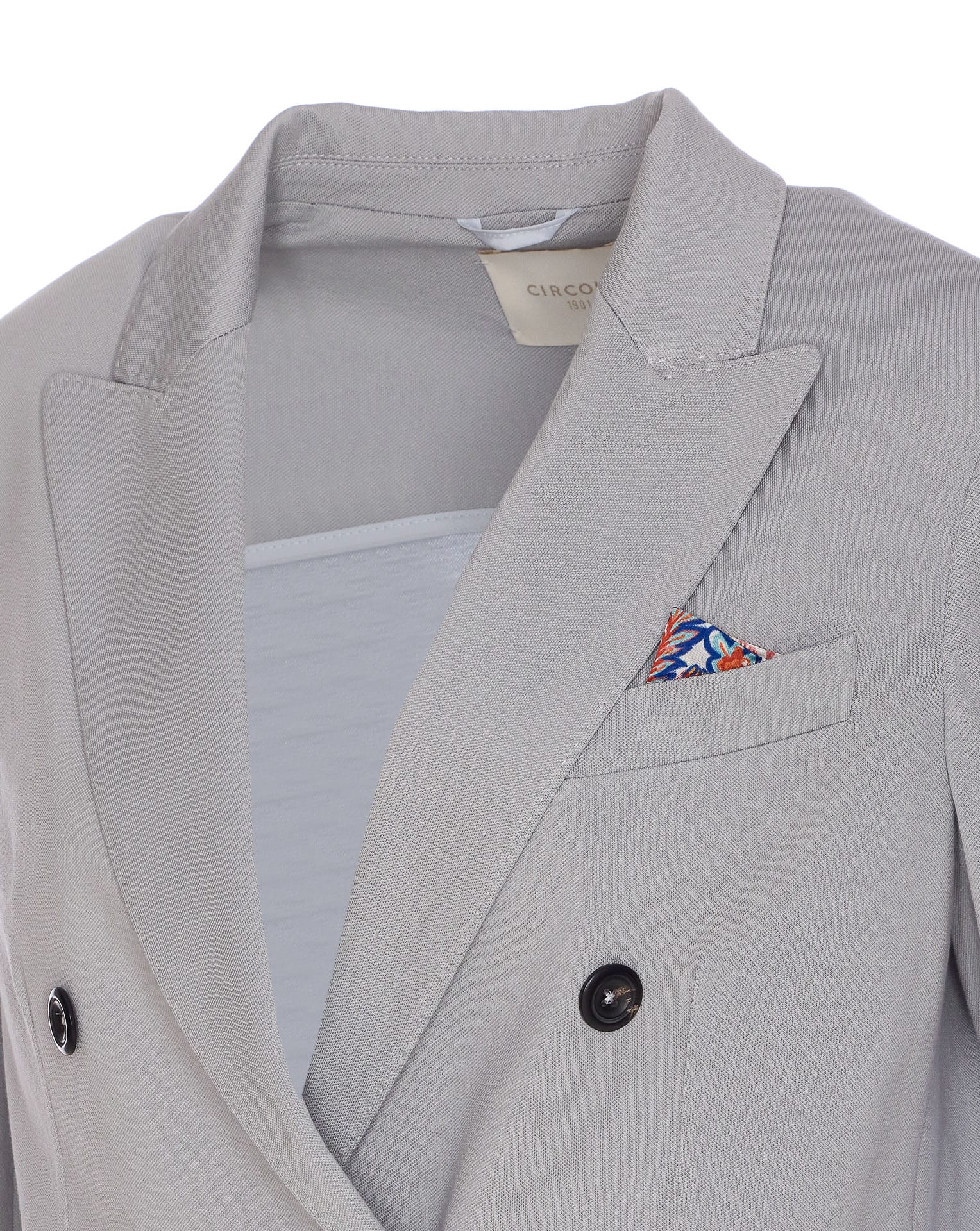 Circolo 1901 Structured Double-breasted Jacket With V-neck