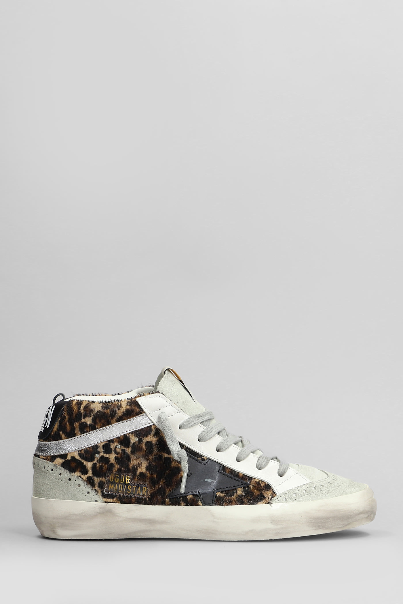 Golden Goose Deluxe Brand Women Mid Star Classic High-top Ponyskin Sneakers In Multi