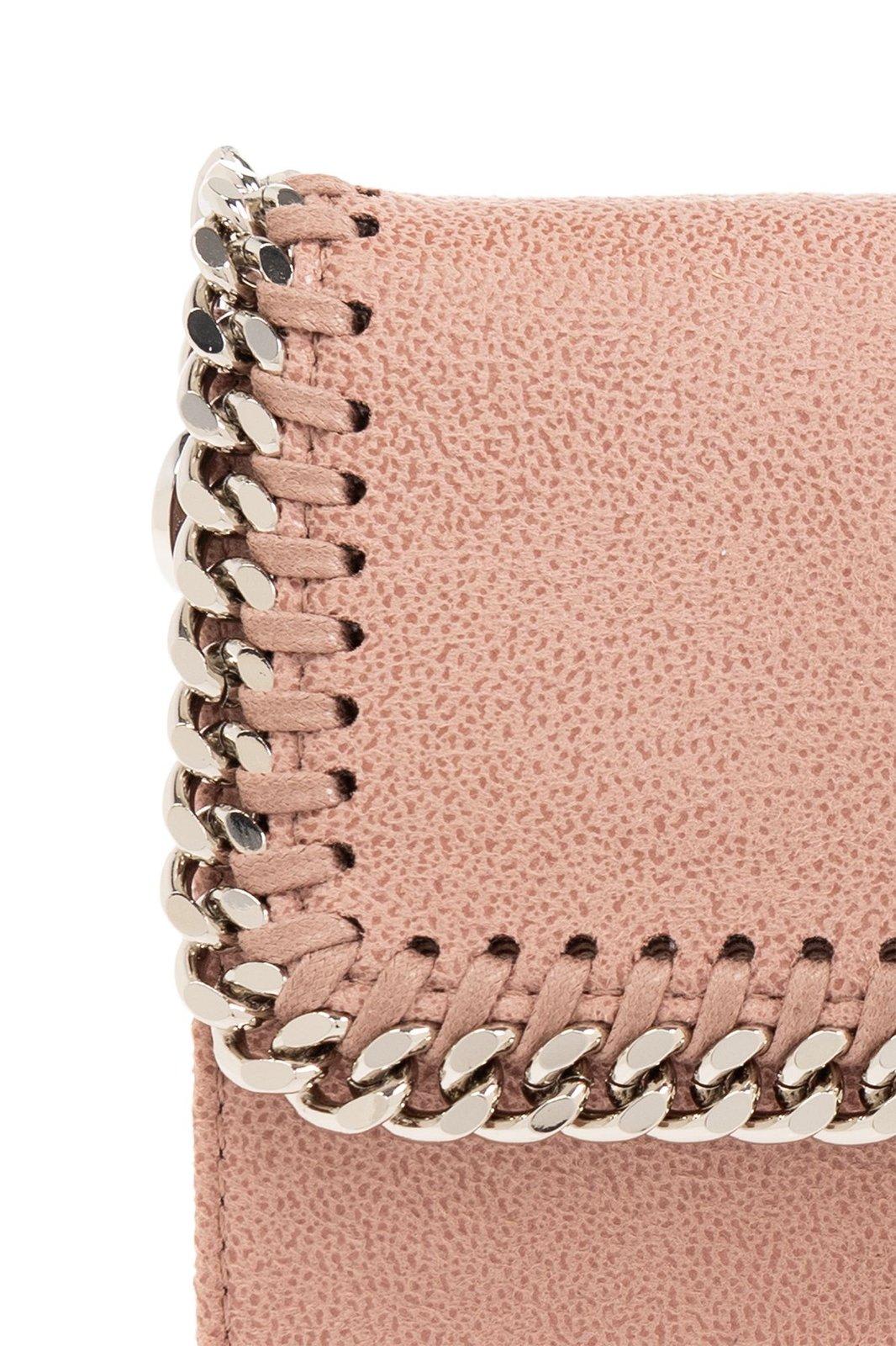 Shop Stella Mccartney Falabella Small Wallet In Pink