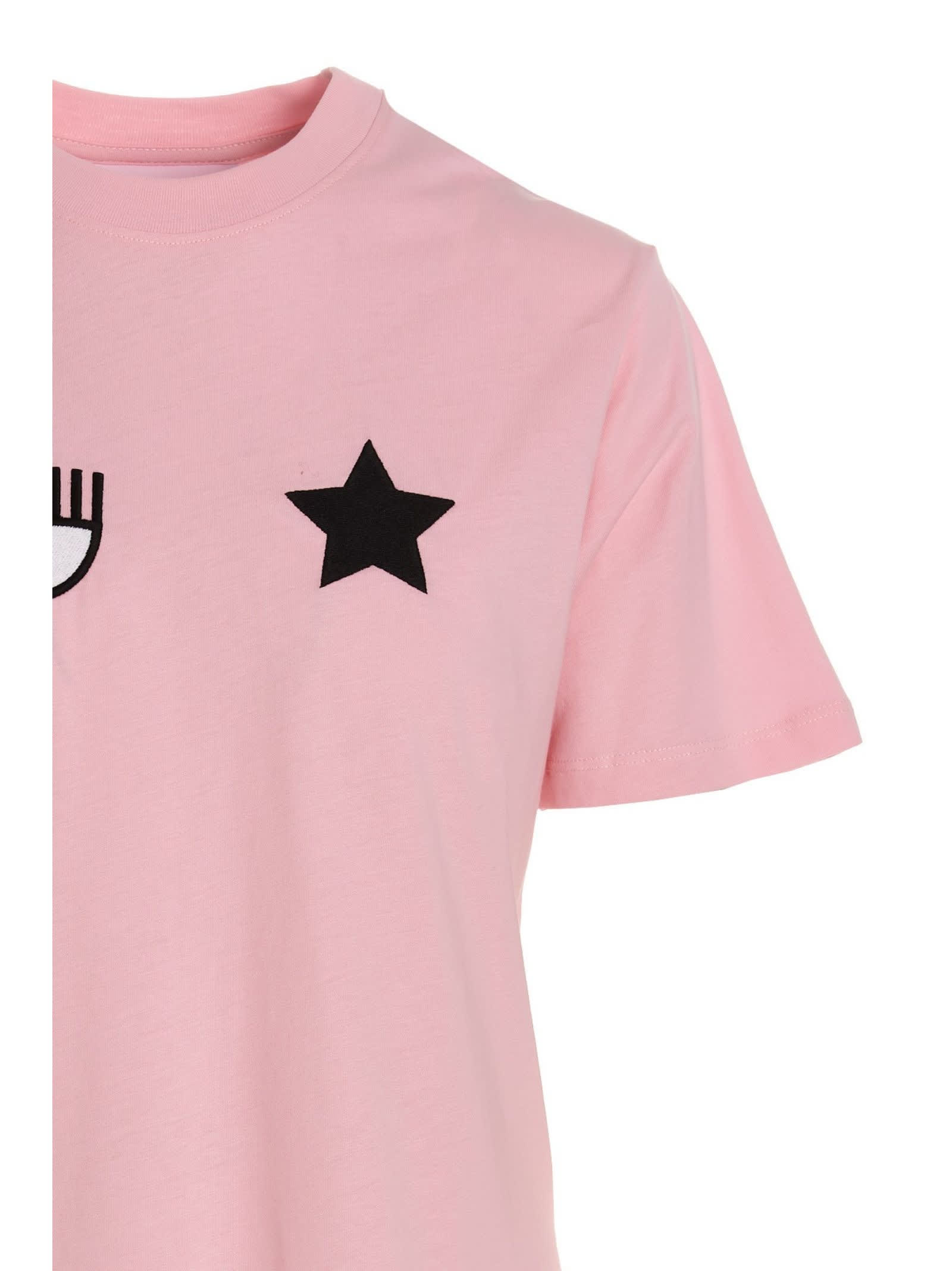 Shop Chiara Ferragni T-shirts And Polos Pink