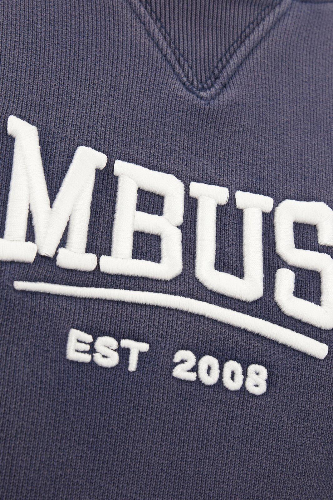 Shop Ambush Logo Embroidered Crewneck Sweatshirt In Insignia B
