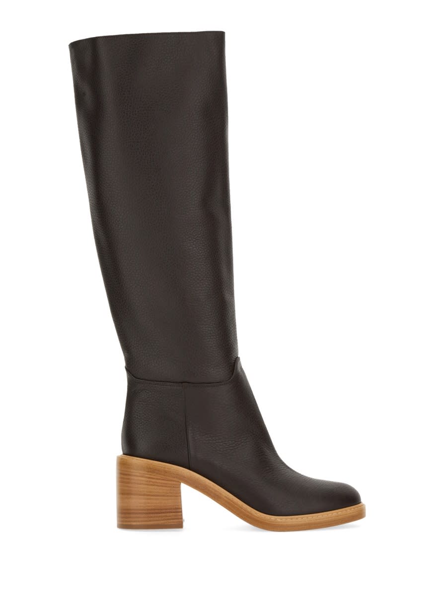 Shop Roberto Festa Leather Boot In Brown