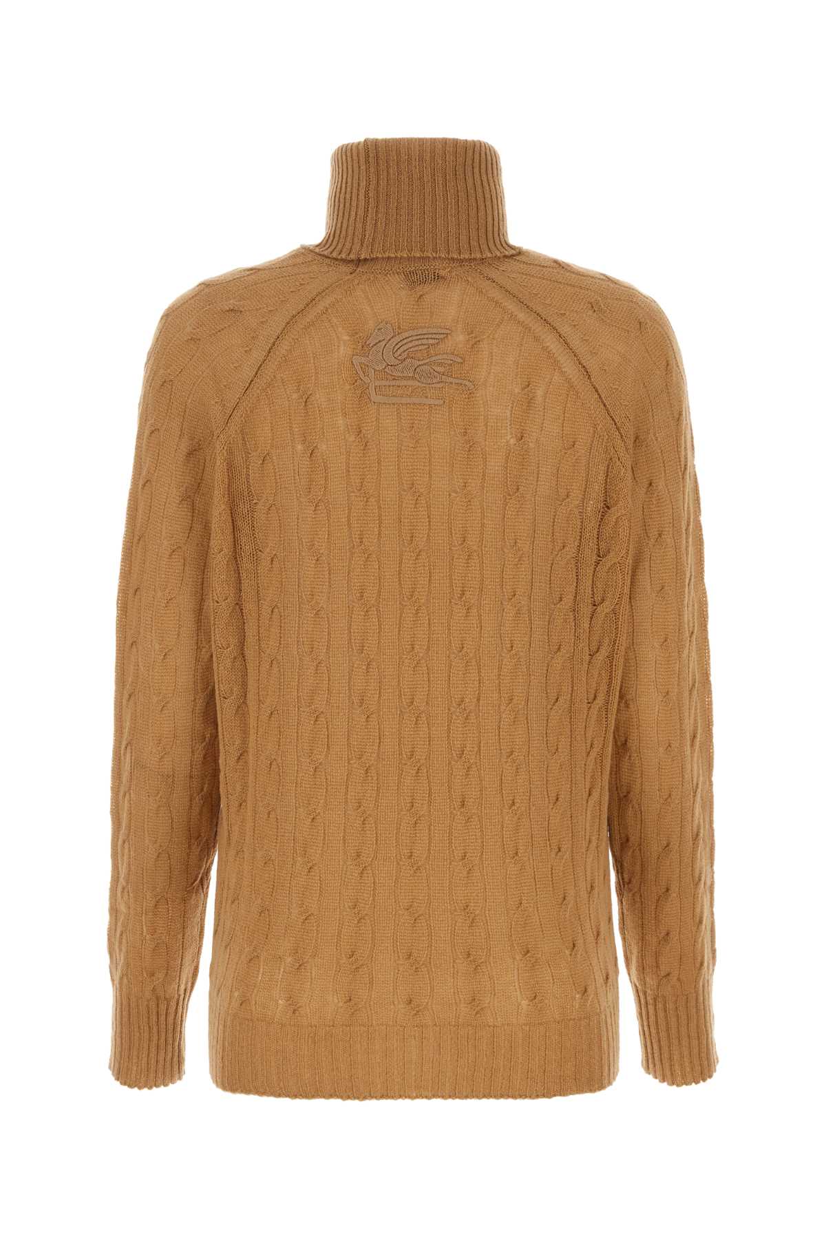 Shop Etro Biscuit Cashmere Sweater In Beige