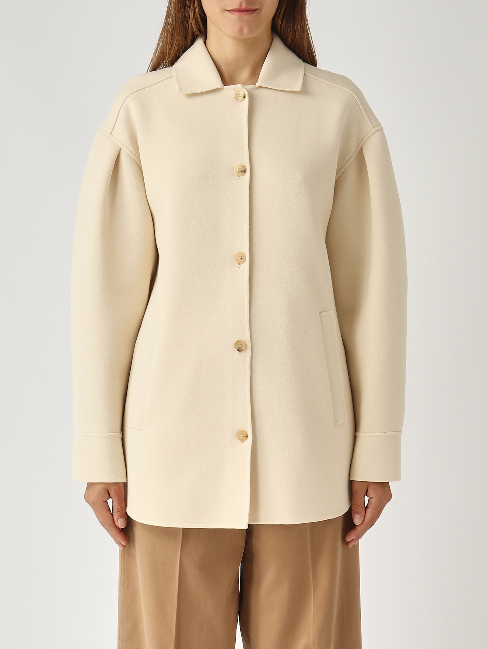 Max Mara Emblema Blazer In Neutral