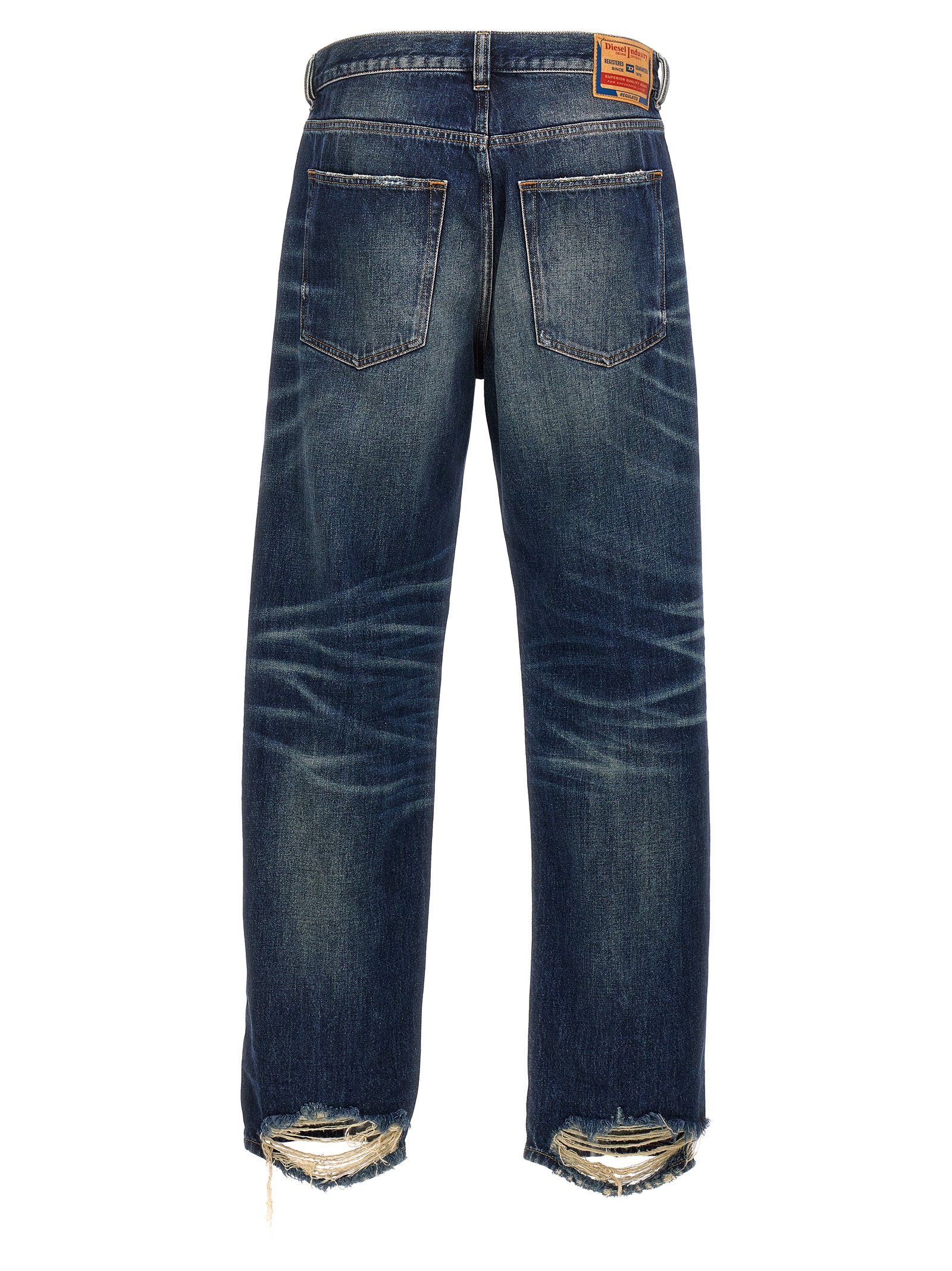 Shop Diesel 2010 D-macs Jeans In Blue