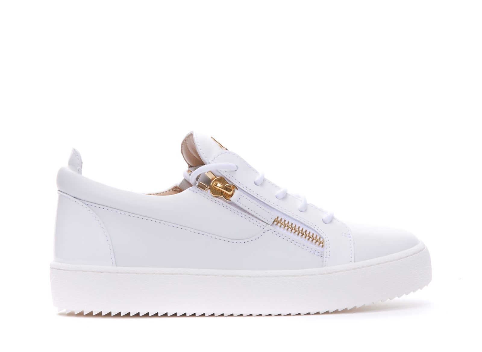 Shop Giuseppe Zanotti Frankie Sneakers In White