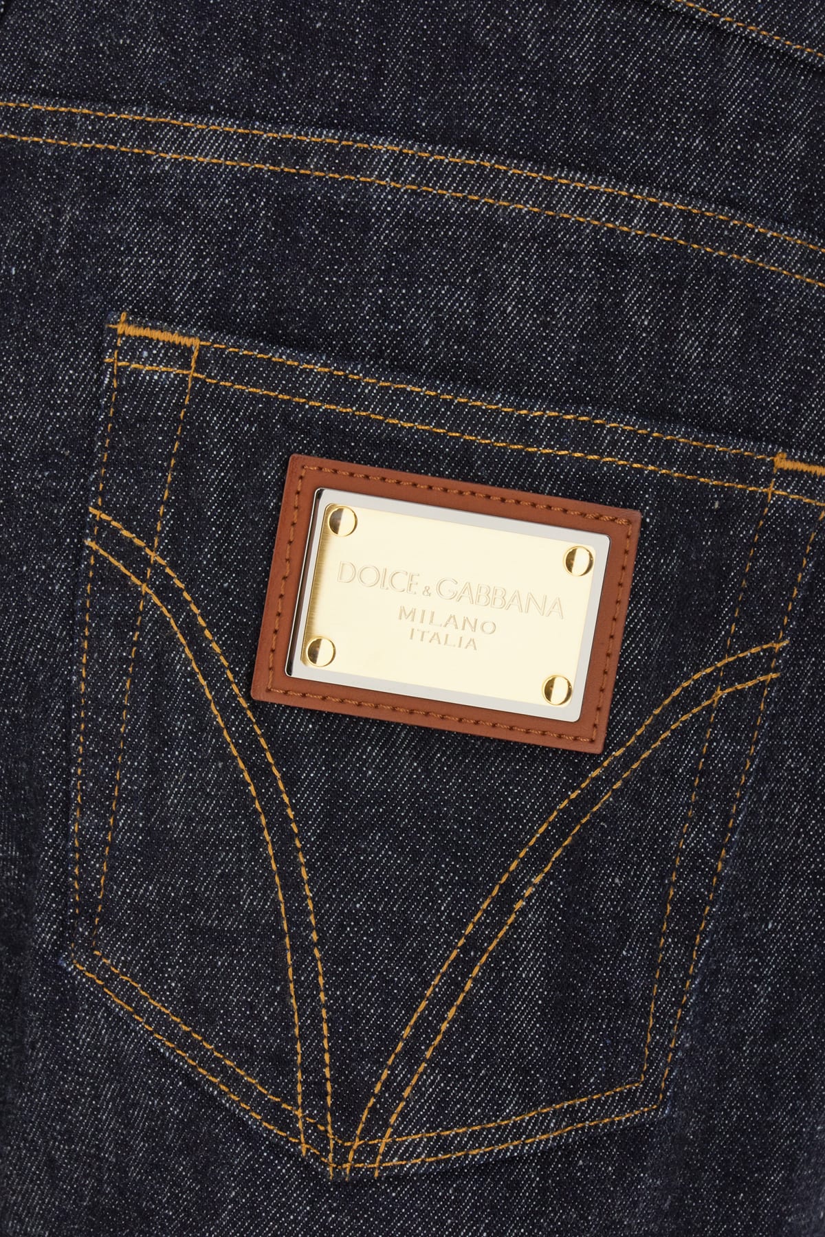 Shop Dolce & Gabbana Midnight Blue Denim Jeans In Variante Abbinata