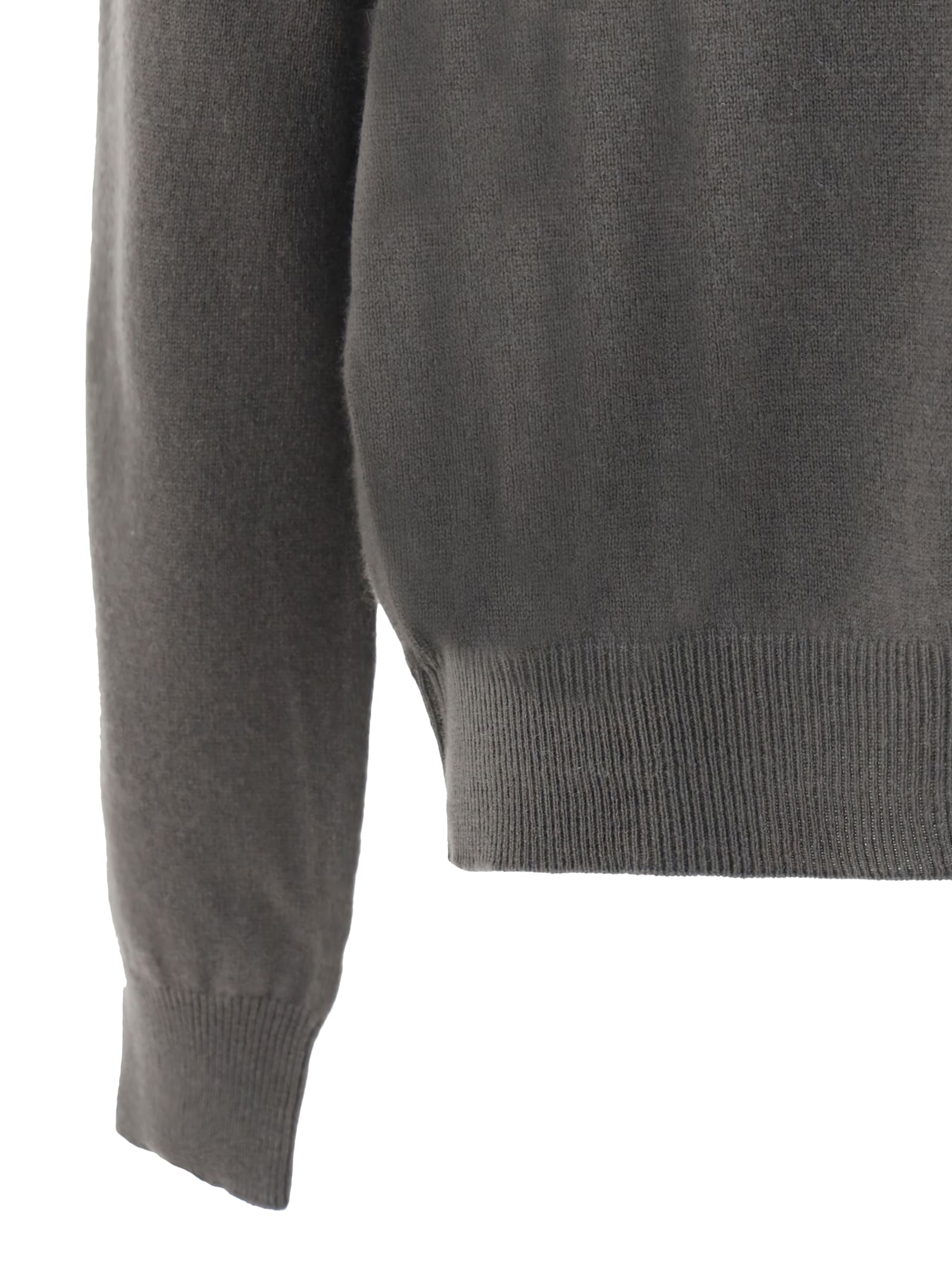 Shop Aragona Turtleneck Sweater In Smog