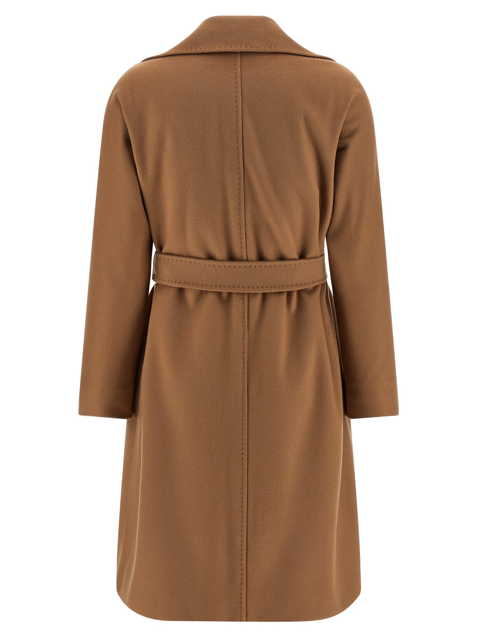 Max Mara Dravenna Coat In Brown