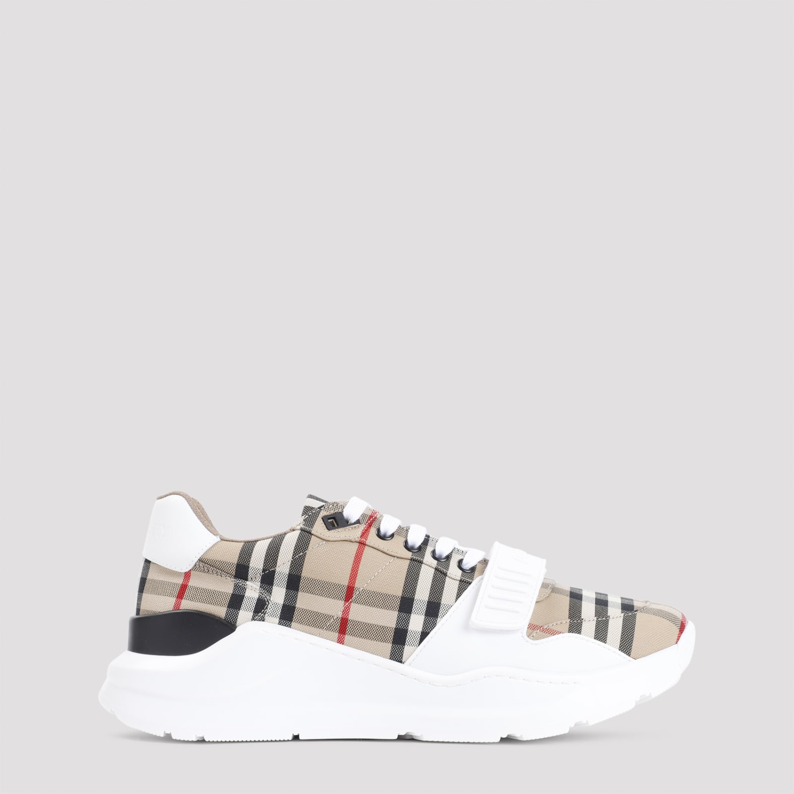 Shop Burberry New Regis Sneakers In Archive Beige