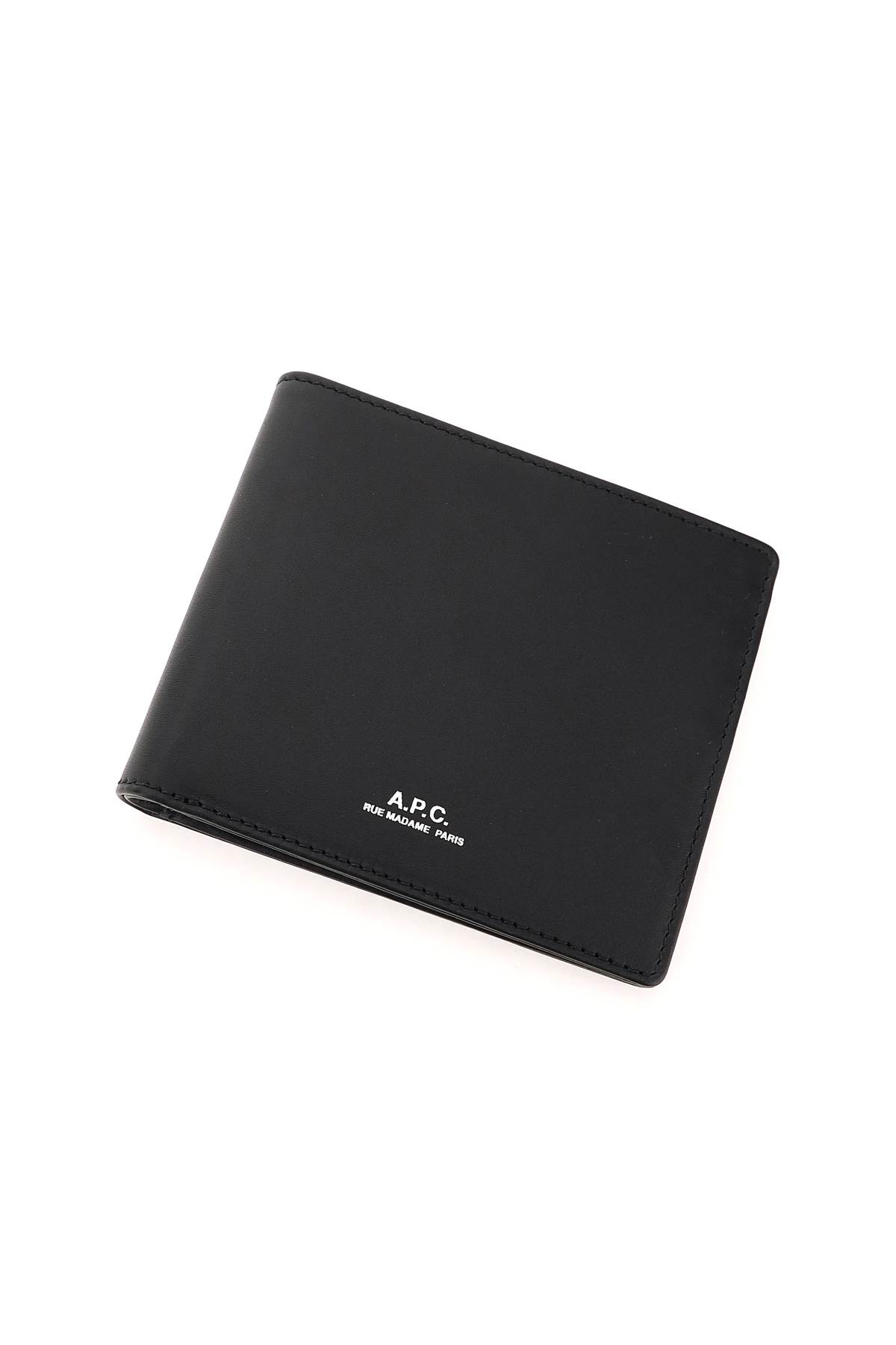 Apc Wallet With Logo In Black
