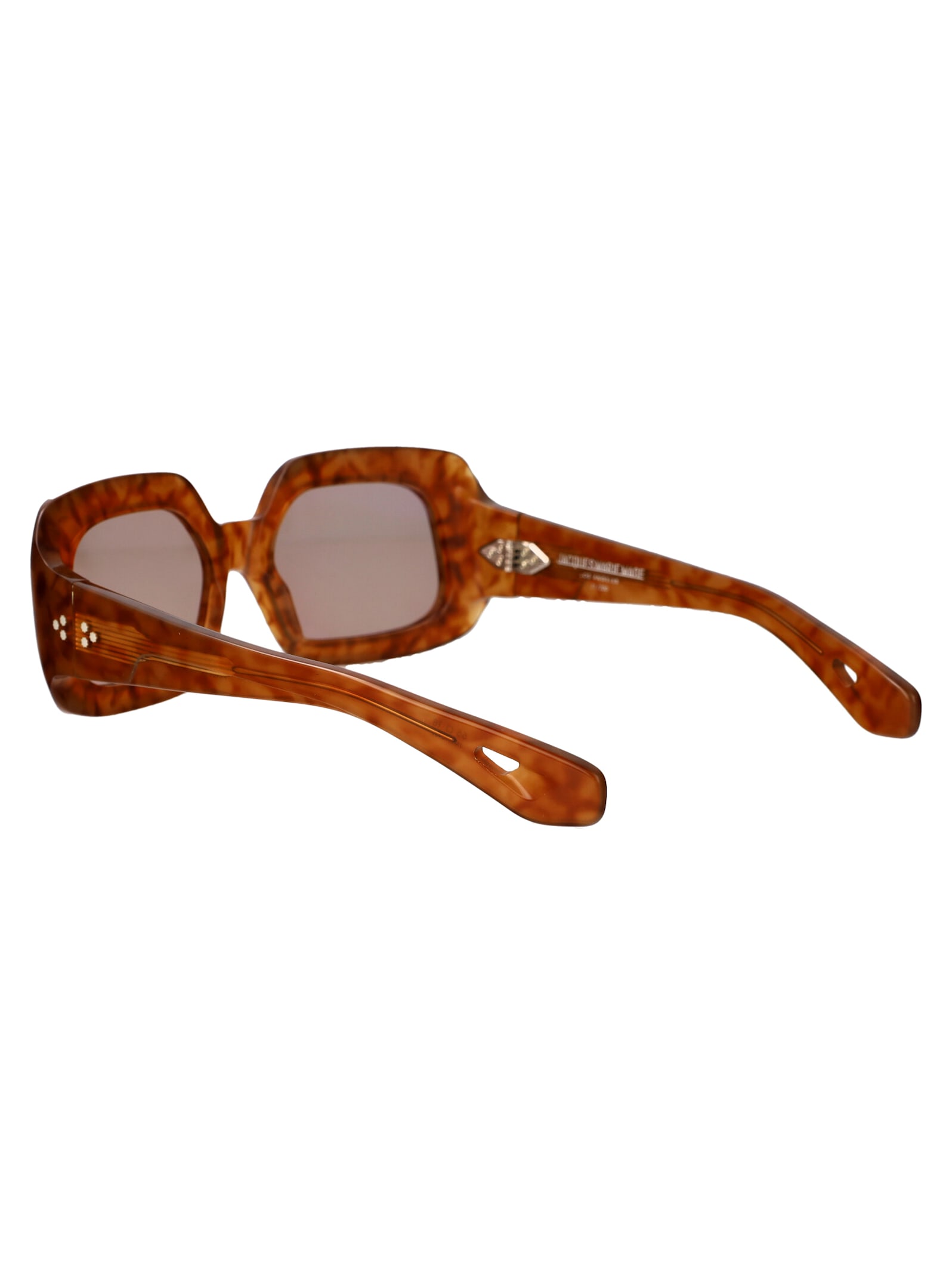 Shop Jacques Marie Mage Starcastle Sunglasses In Teddy Tan