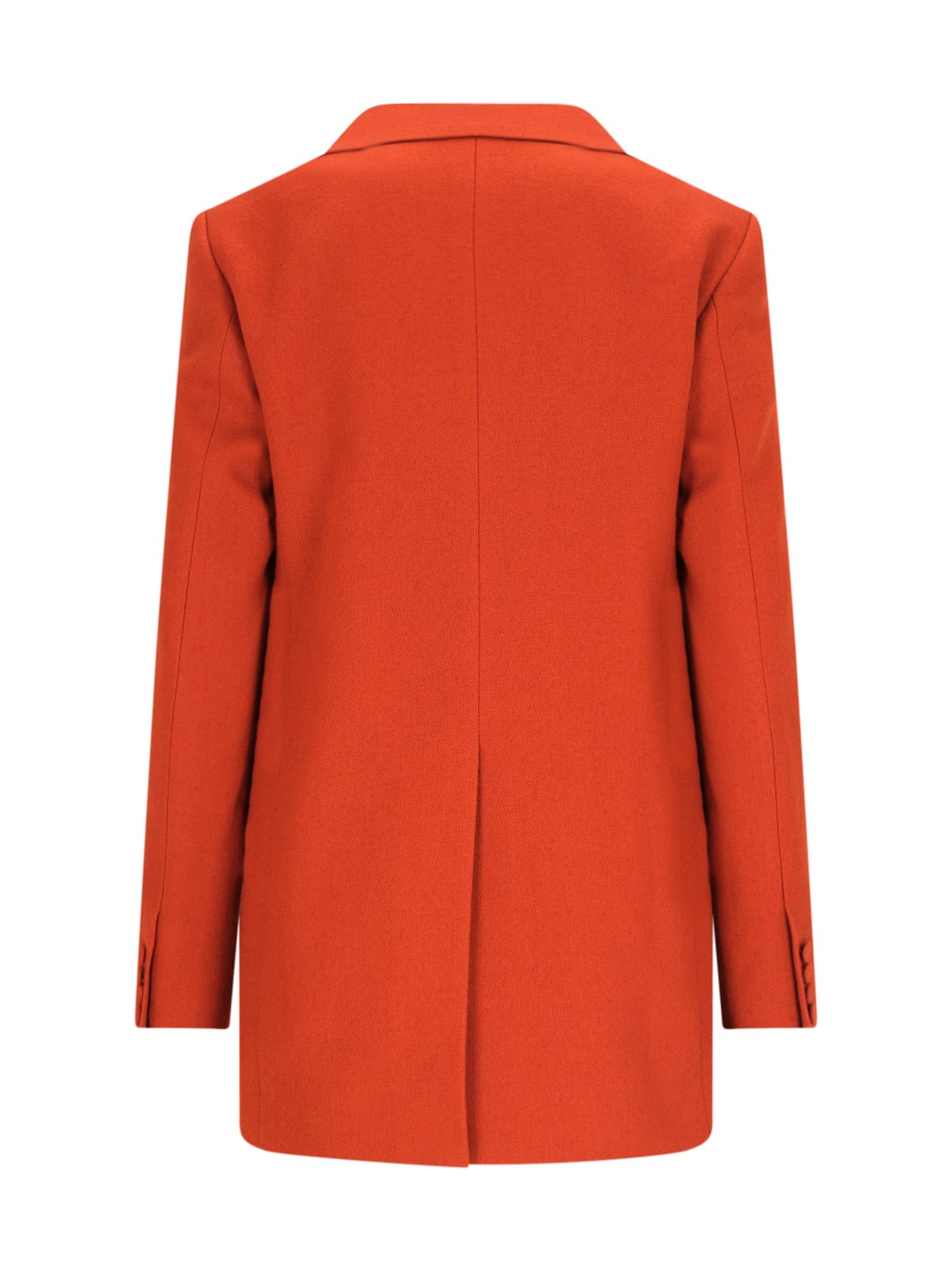 Shop Dries Van Noten Single-breasted Blazer In Orange