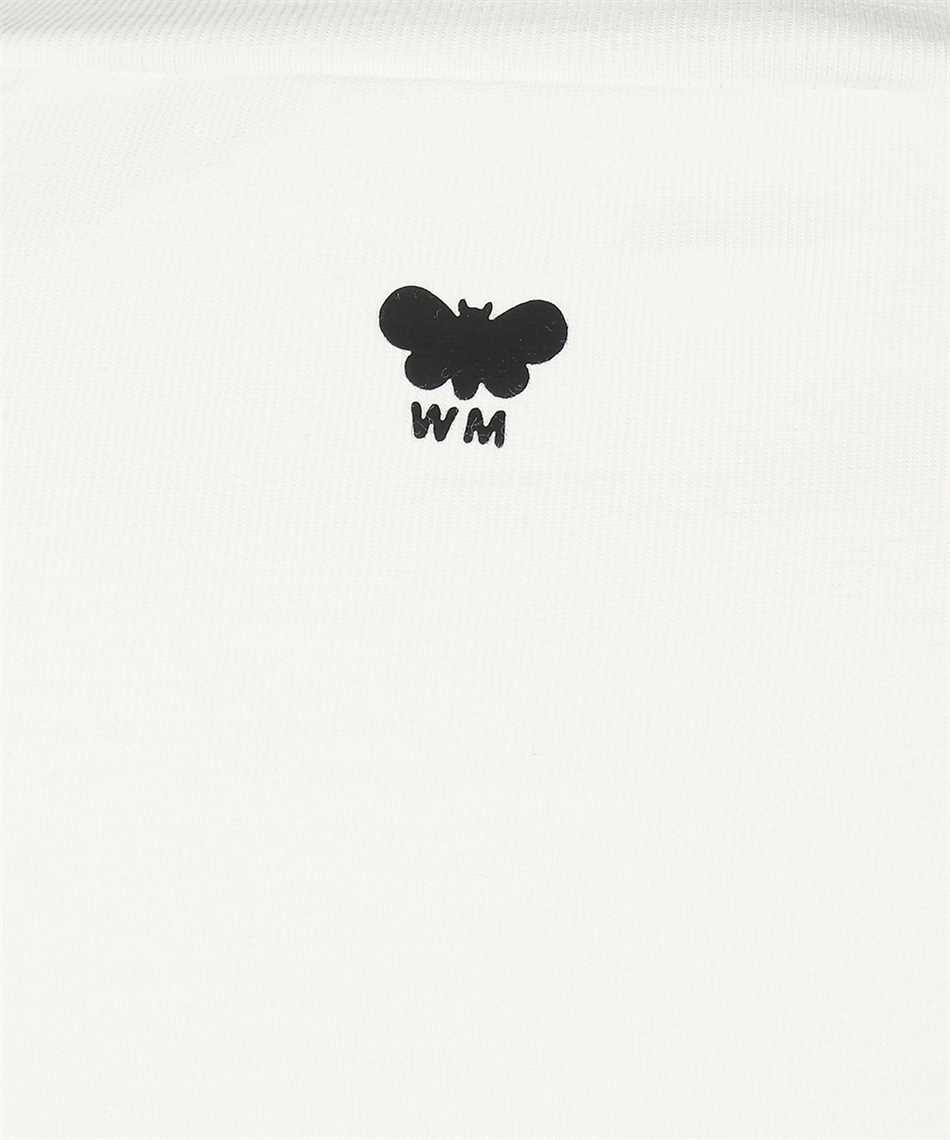 Weekend Max Mara Omens Multia Quarter-sleeve Cotton-jersey T-shirt White In White