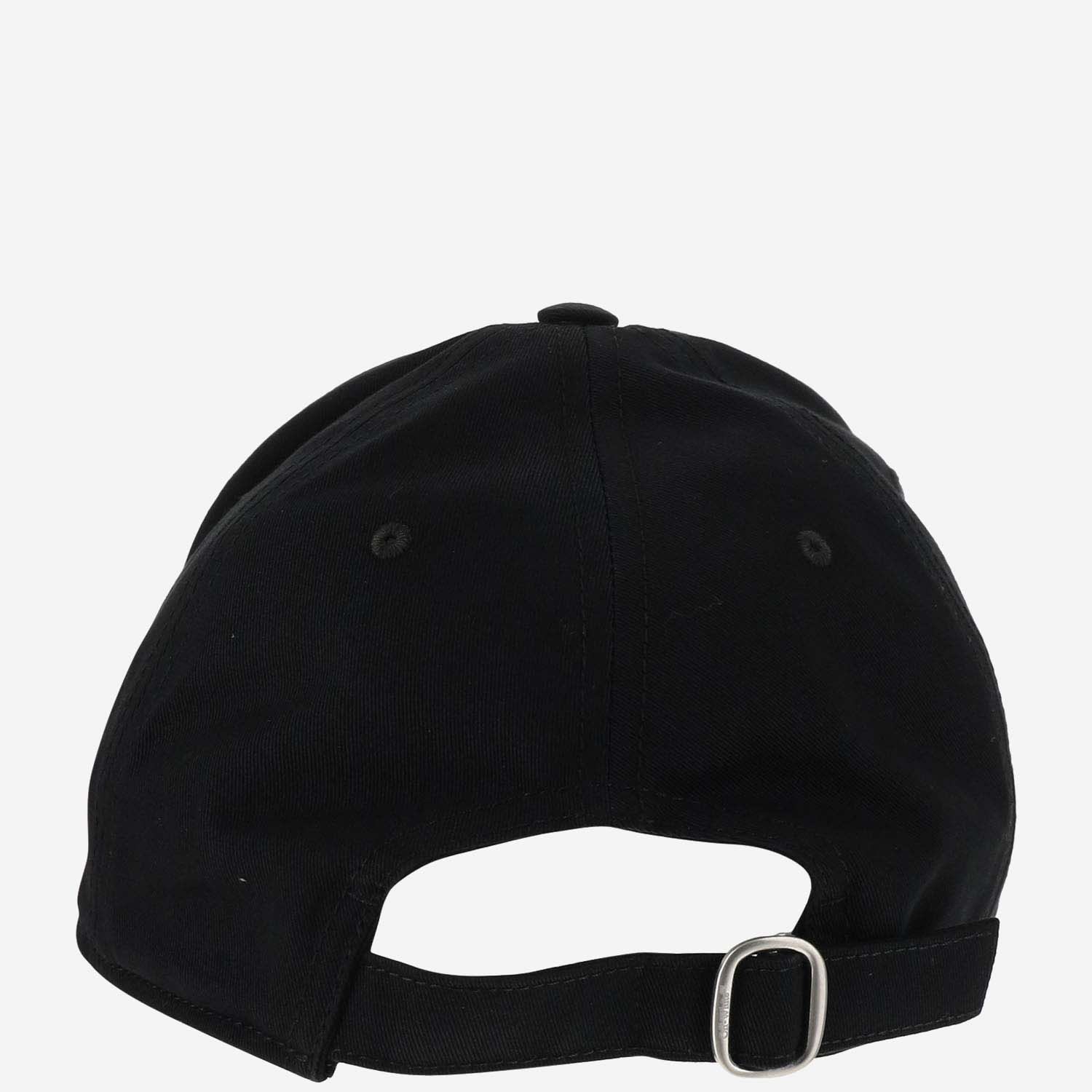 Shop Off-white Canvas Hat With Logo In Black