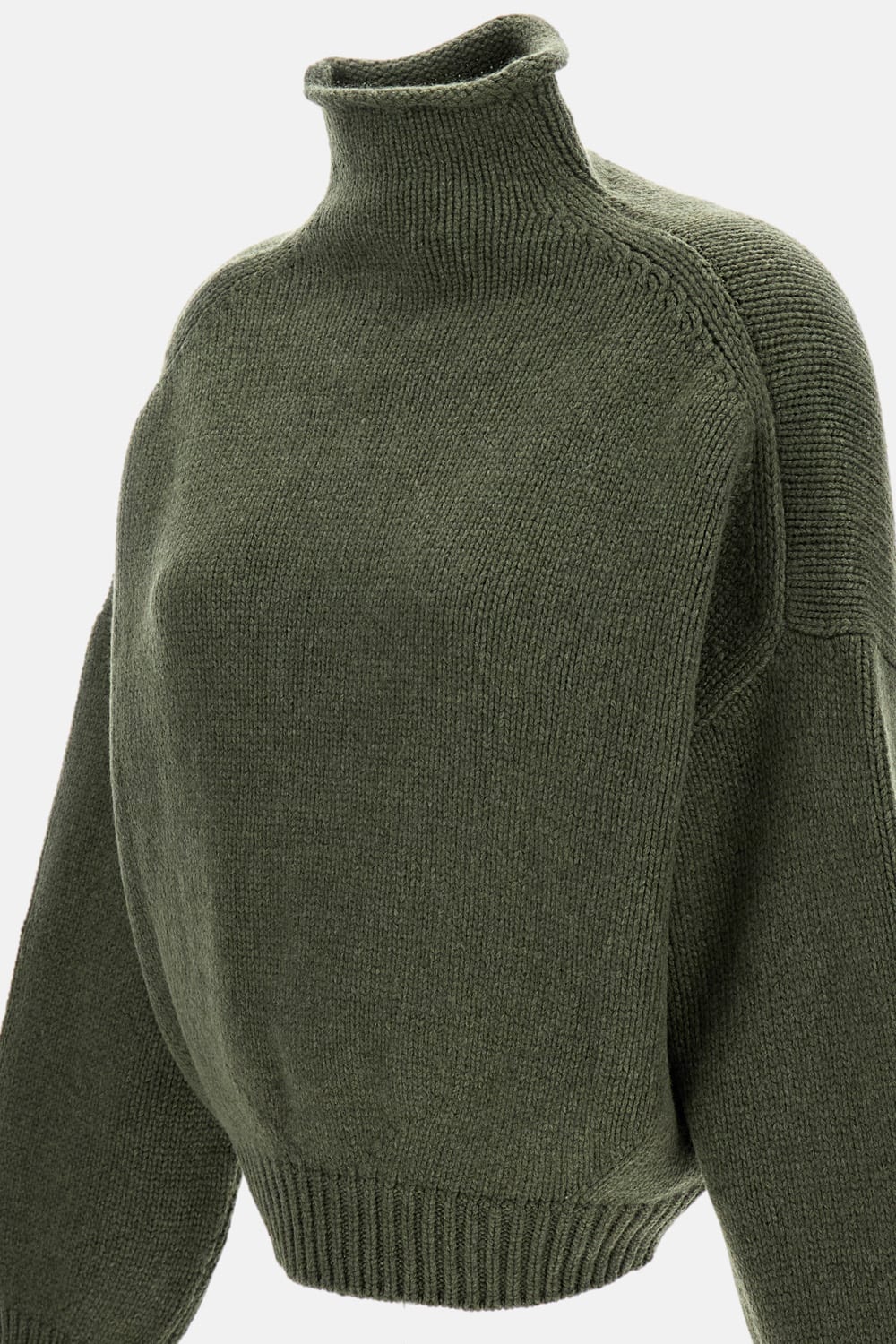 Khaite Juniper Sweater In Green