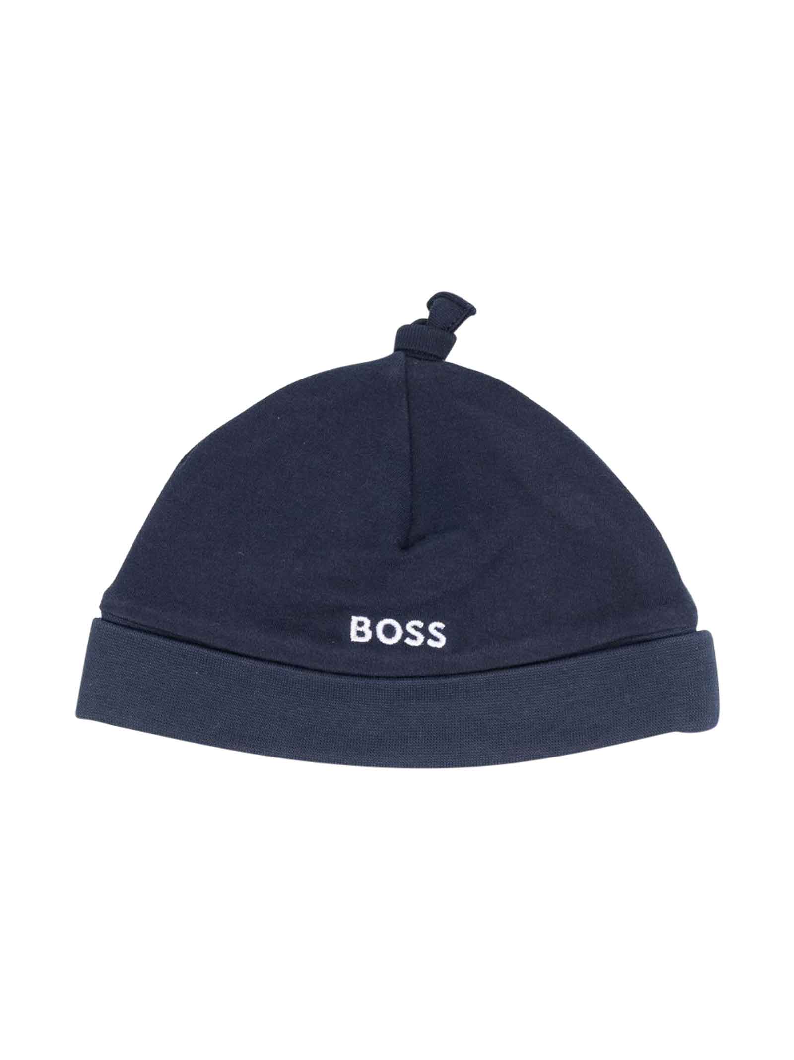 Hugo Boss Blue Baby Boy Hat