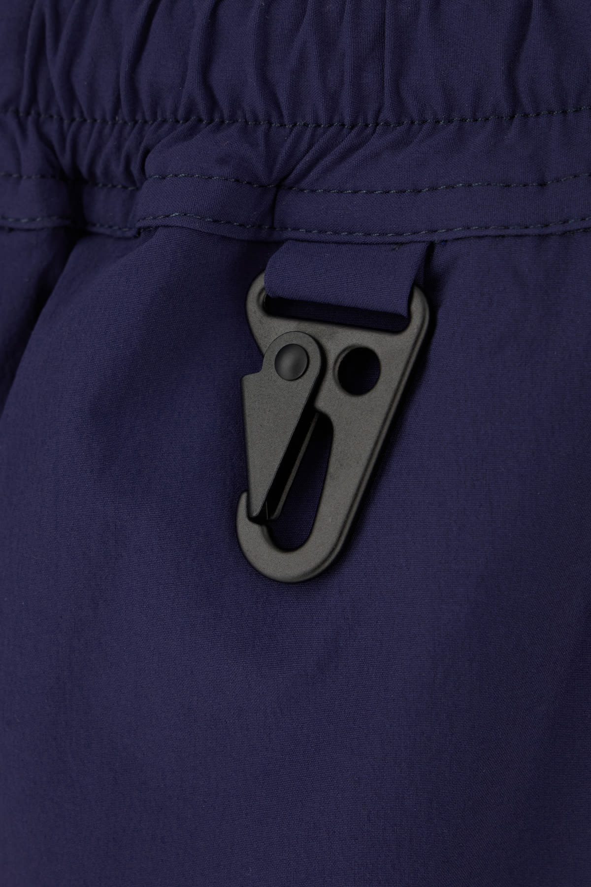 Moncler Stretch Nylon Bermuda Shorts With Metal Clip
