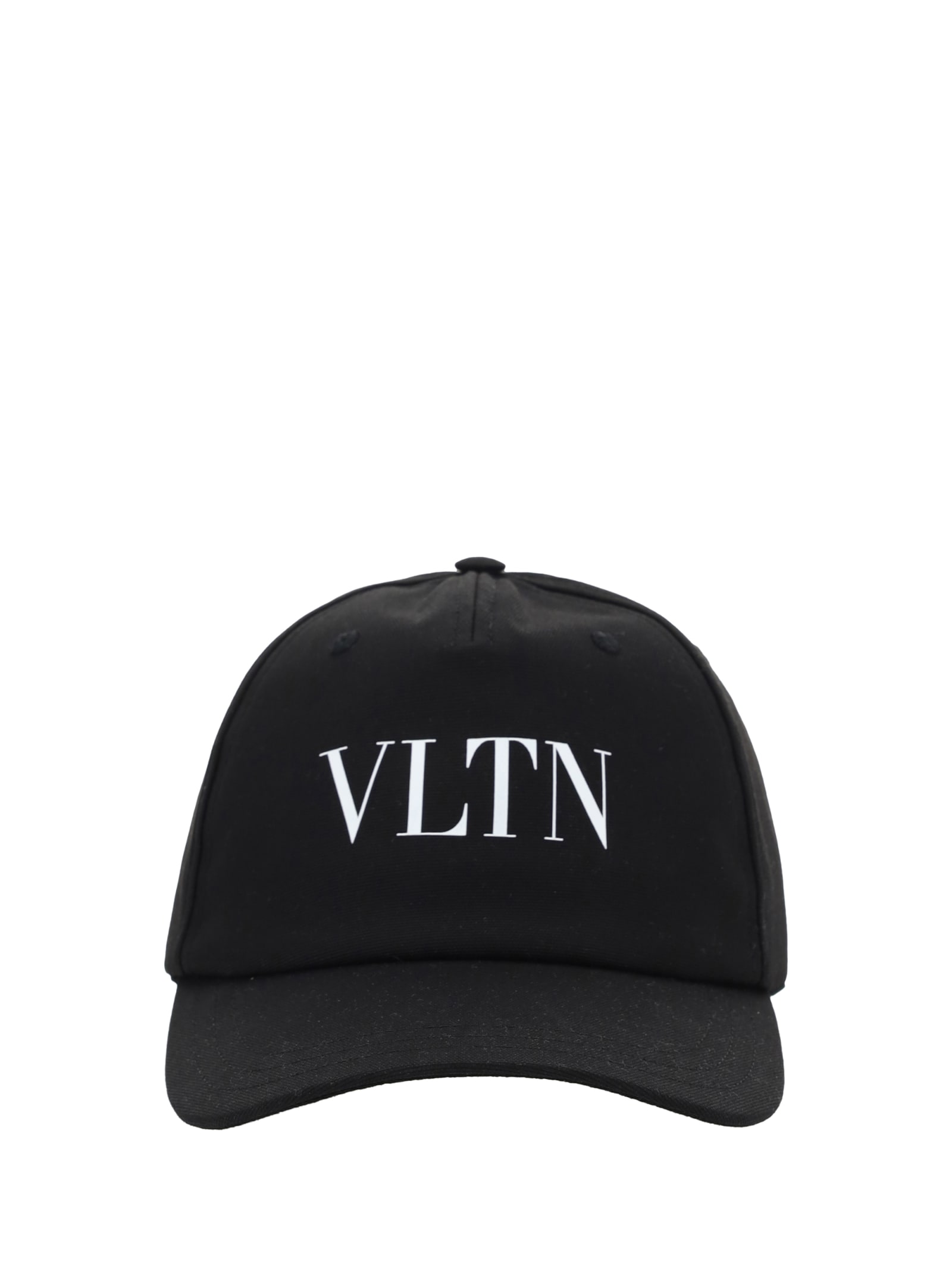 Shop Valentino Garavani Vltn Baseball Hat In Nerobianco