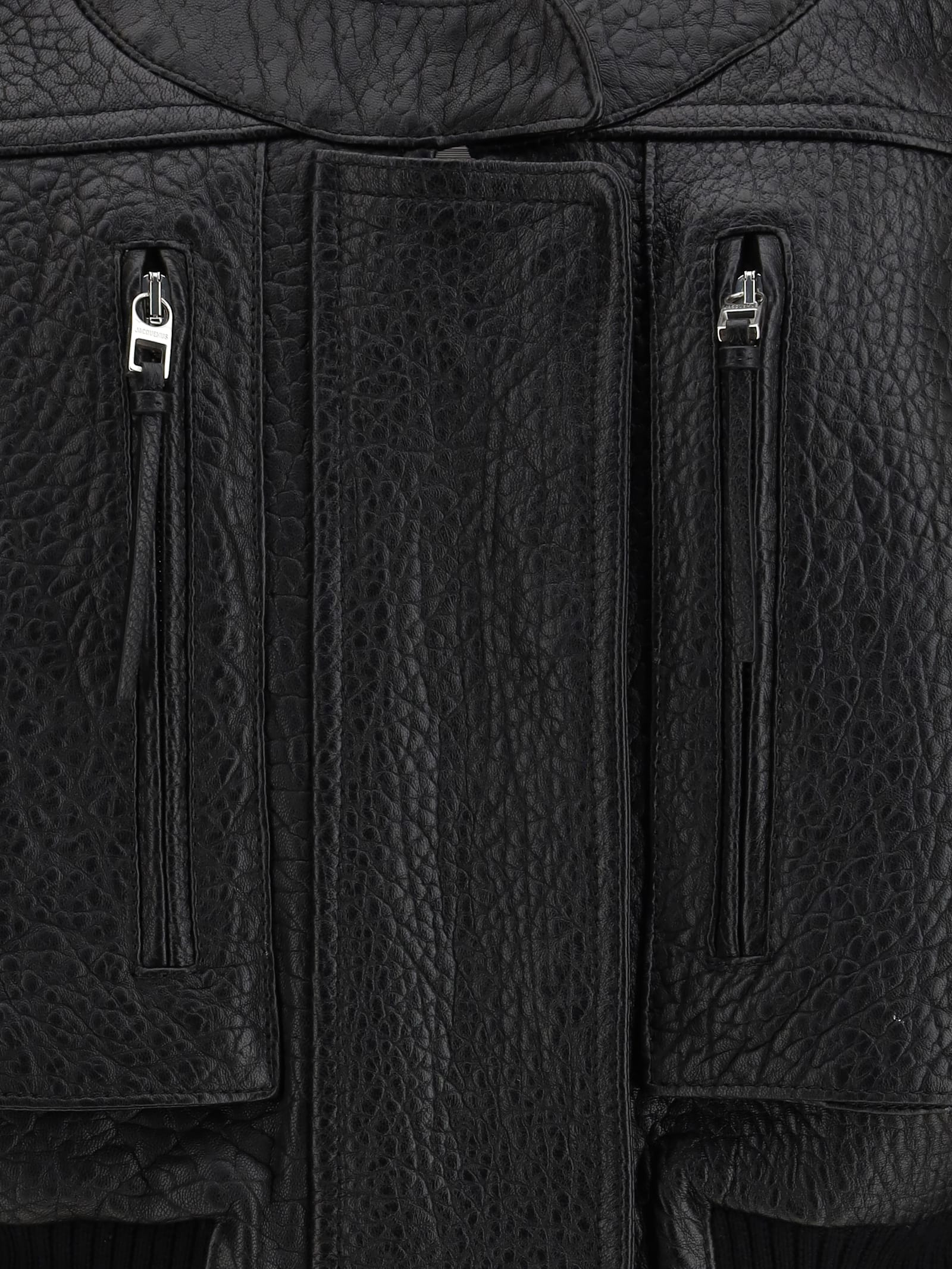 Jacquemus Tore Bomber In Black