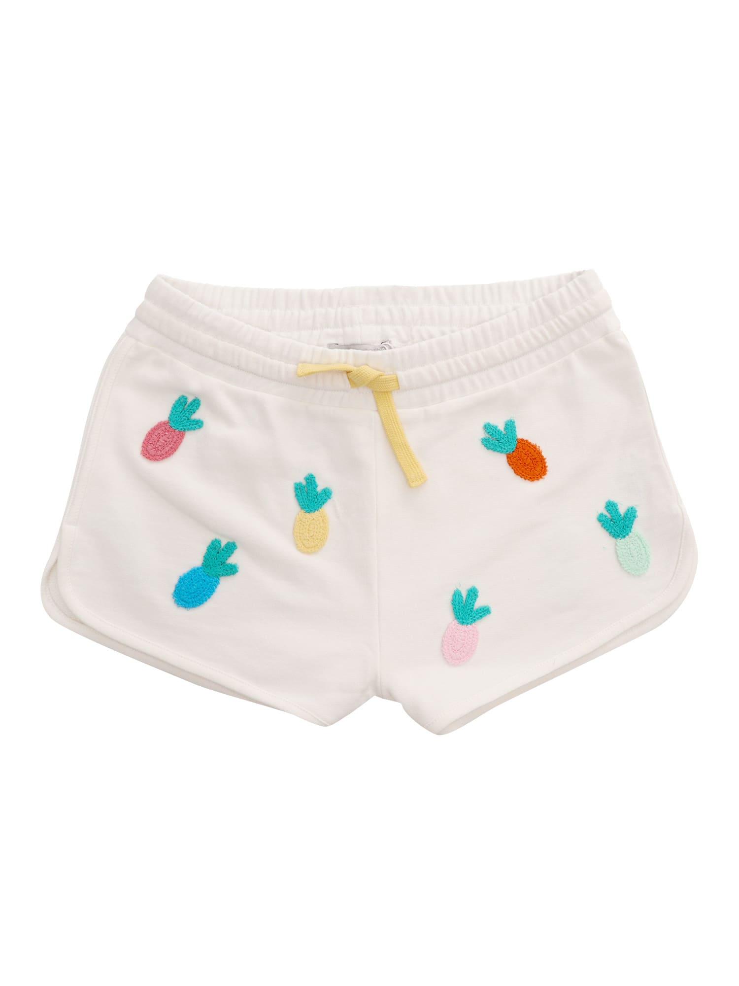 Stella Mccartney Kids' White Shorts With Embroidery