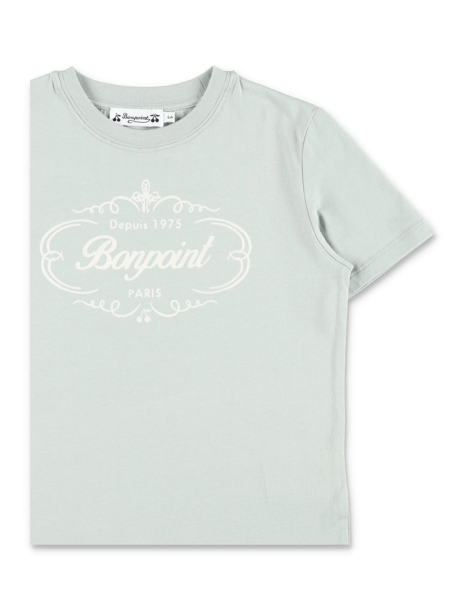 Bonpoint Thibald Boys T-shirt With Heritage Logo In Blue