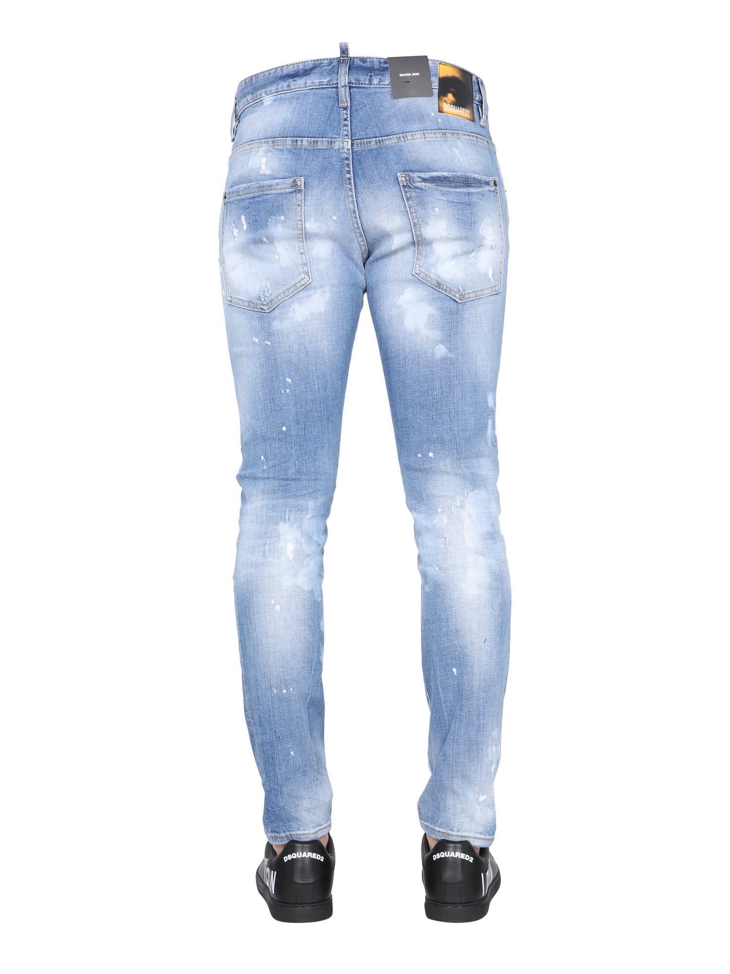 Dsquared2 Skate Fit Jeans - Atterley In Blue | ModeSens