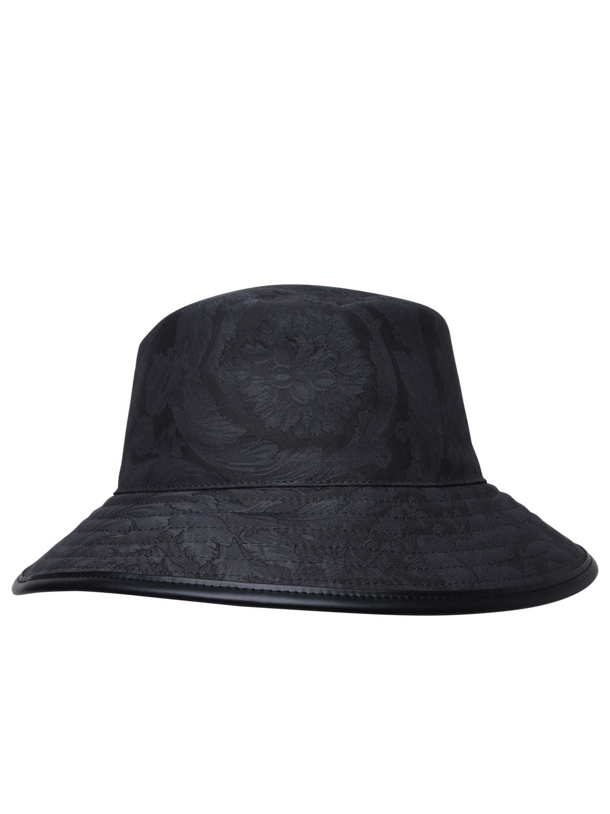 VERSACE BLACK COTTON HAT