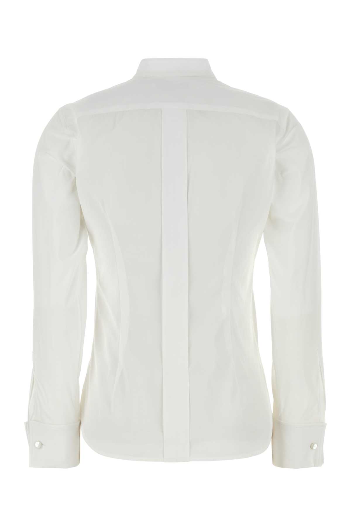 Max Mara Arduino Shirt In Bianco Ottico