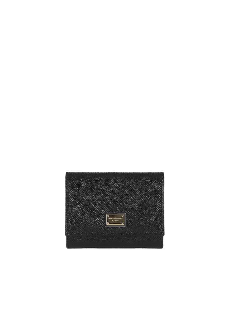 DOLCE & GABBANA CONTINENTAL WALLET IN CALF LEATHER